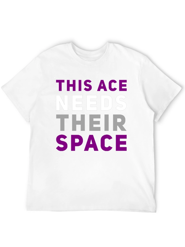 Asexual Pride T-Shirt - This Ace Needs Space Tee