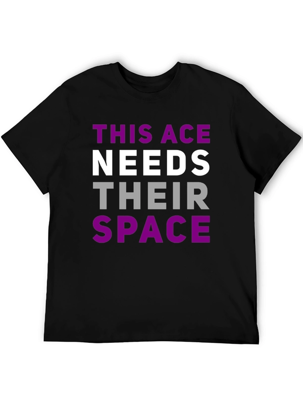 Asexual Pride T-Shirt - This Ace Needs Space Tee