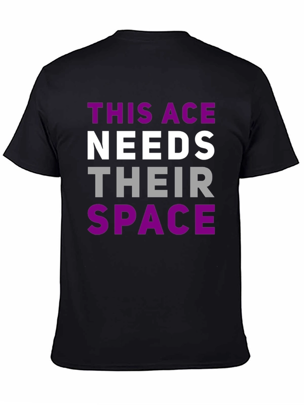 Asexual Pride T-Shirt - This Ace Needs Space Tee