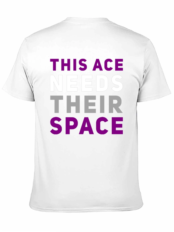 Asexual Pride T-Shirt - This Ace Needs Space Tee