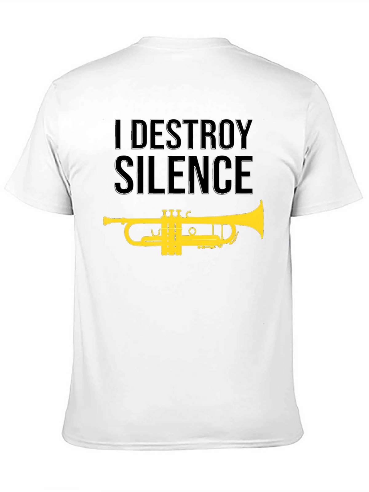 I Destroy Silence Trumpet Graphic T-Shirt