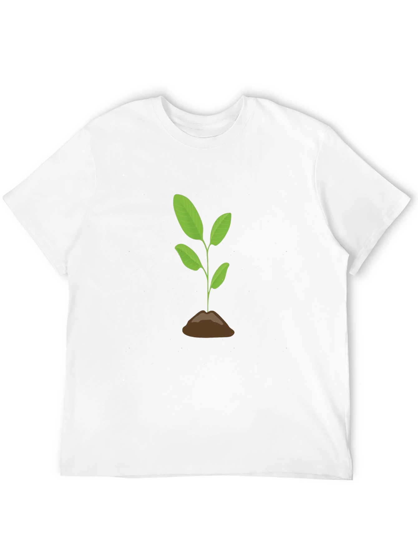 Plant Life Graphic Tee - Soft Cotton Black T-Shirt