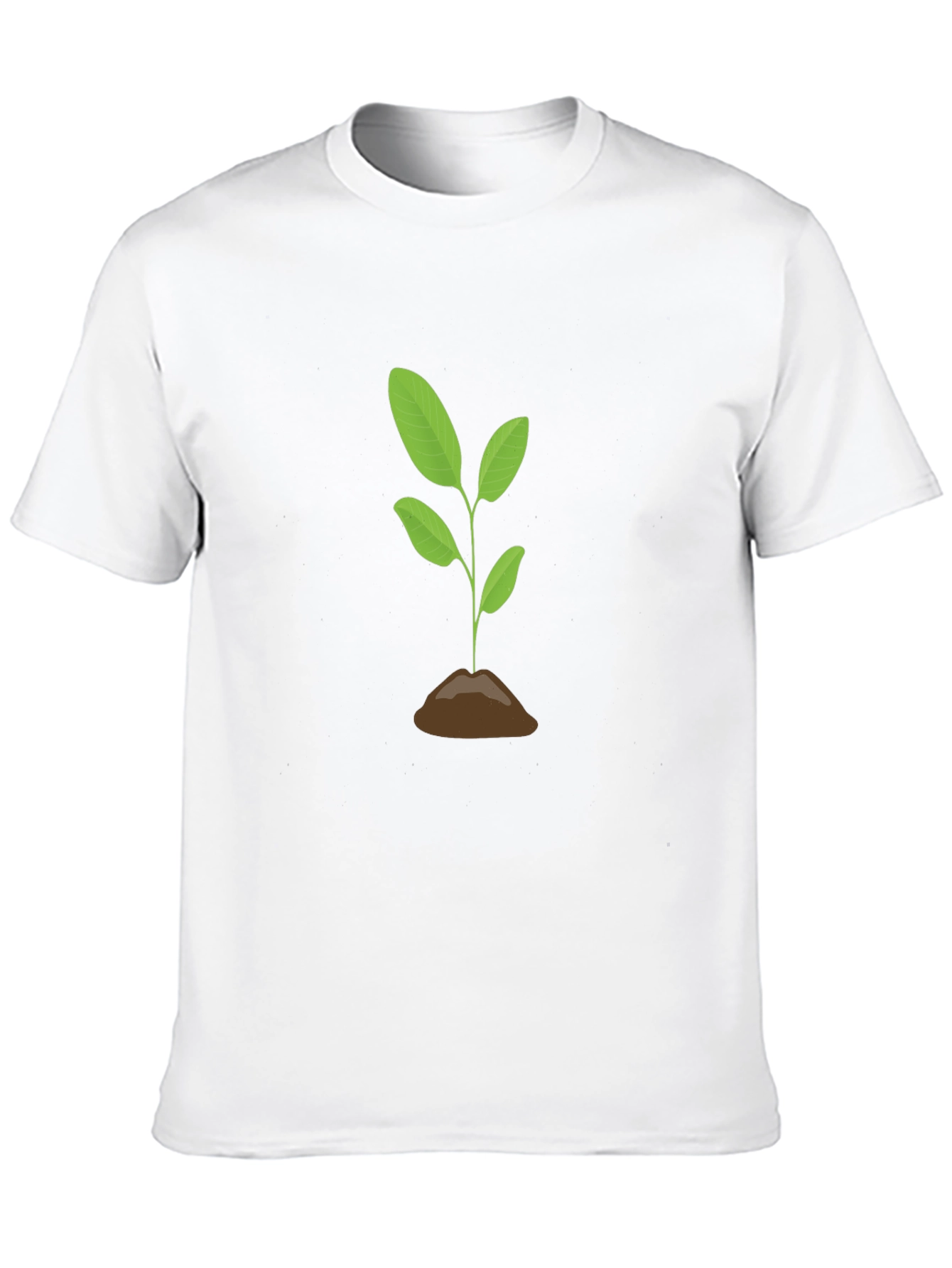 Plant Life Graphic Tee - Soft Cotton Black T-Shirt