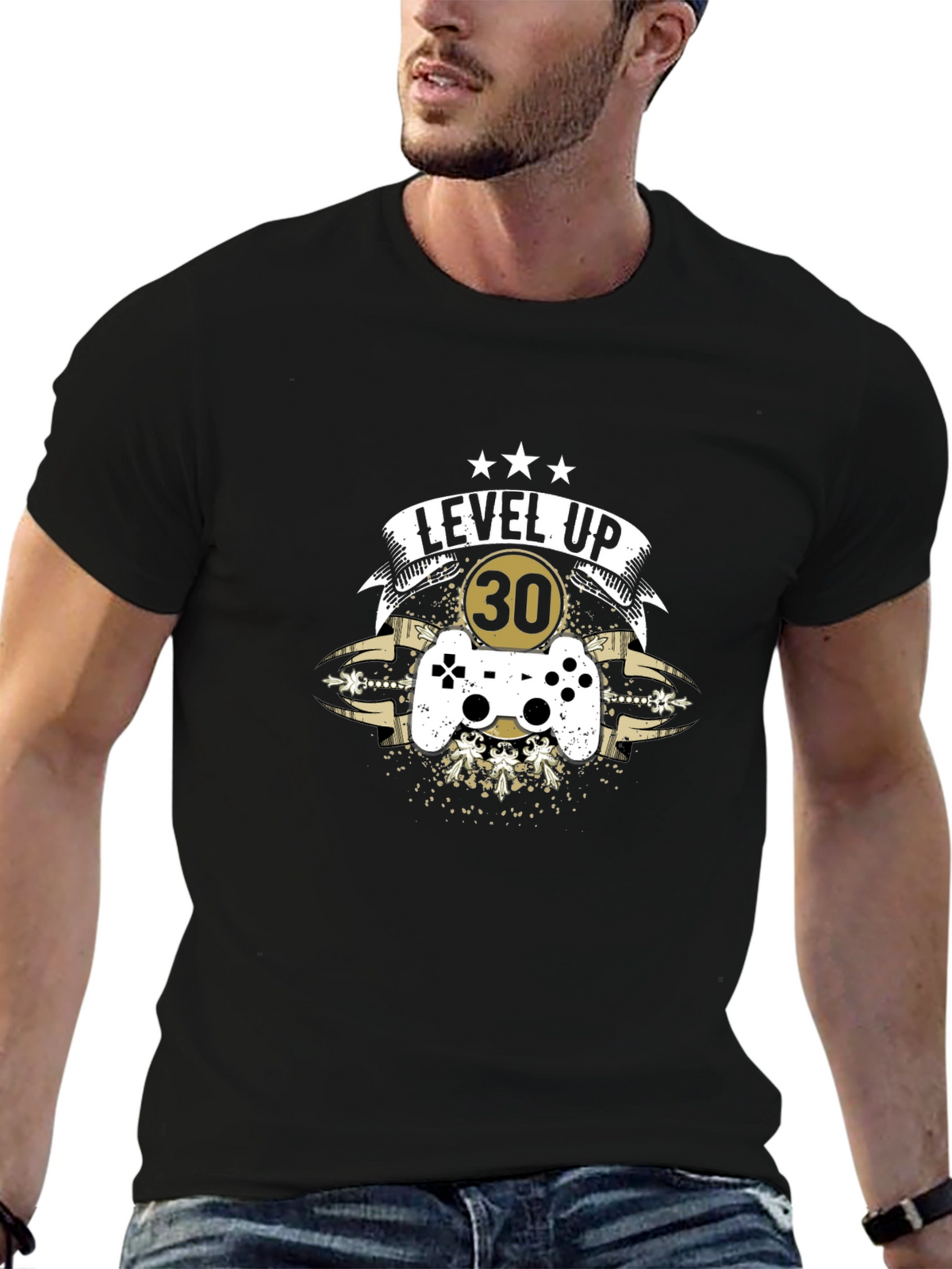 Level Up 30 Gamer T-Shirt - Birthday Gift