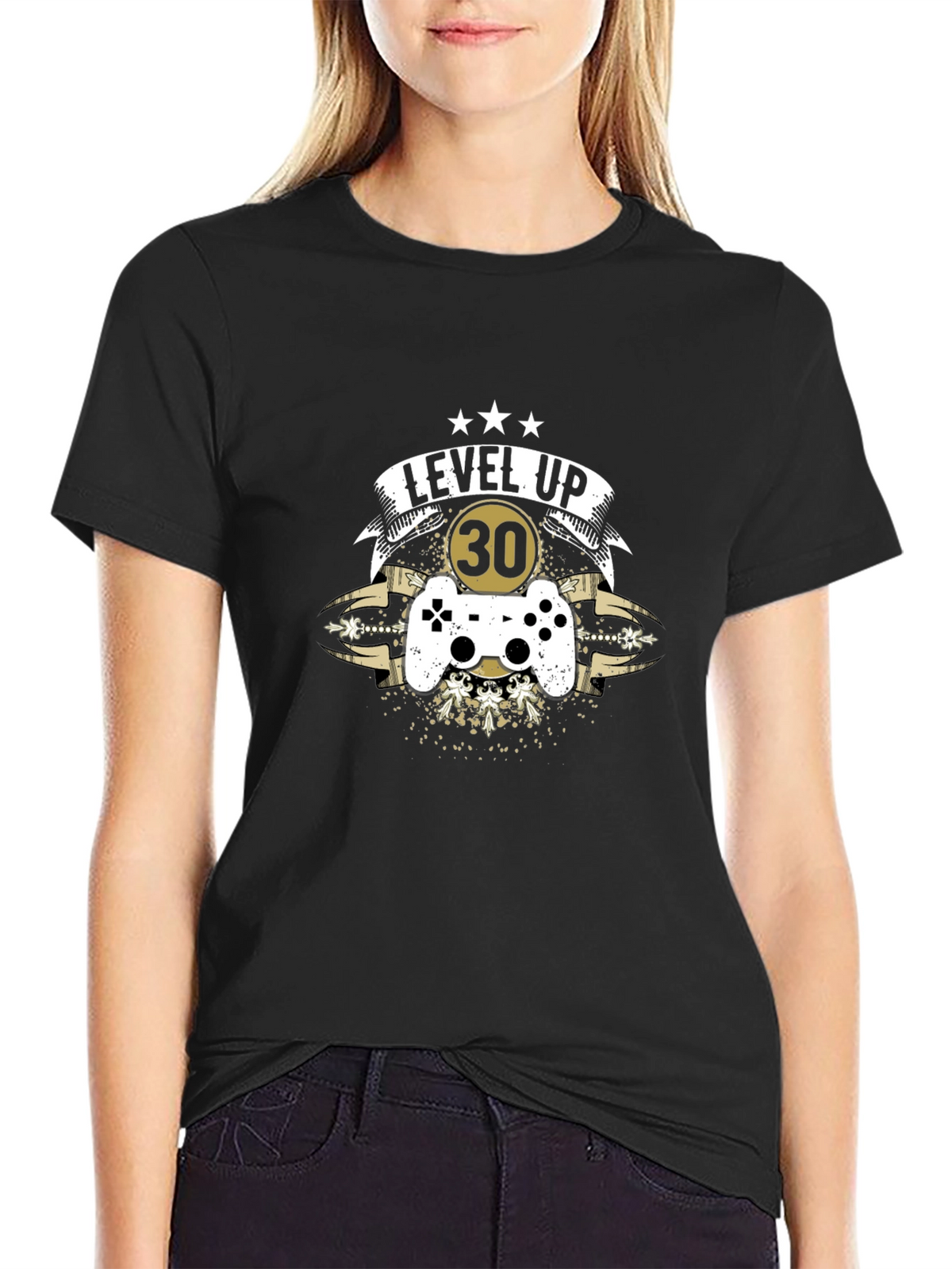 Level Up 30 Gamer T-Shirt - Birthday Gift