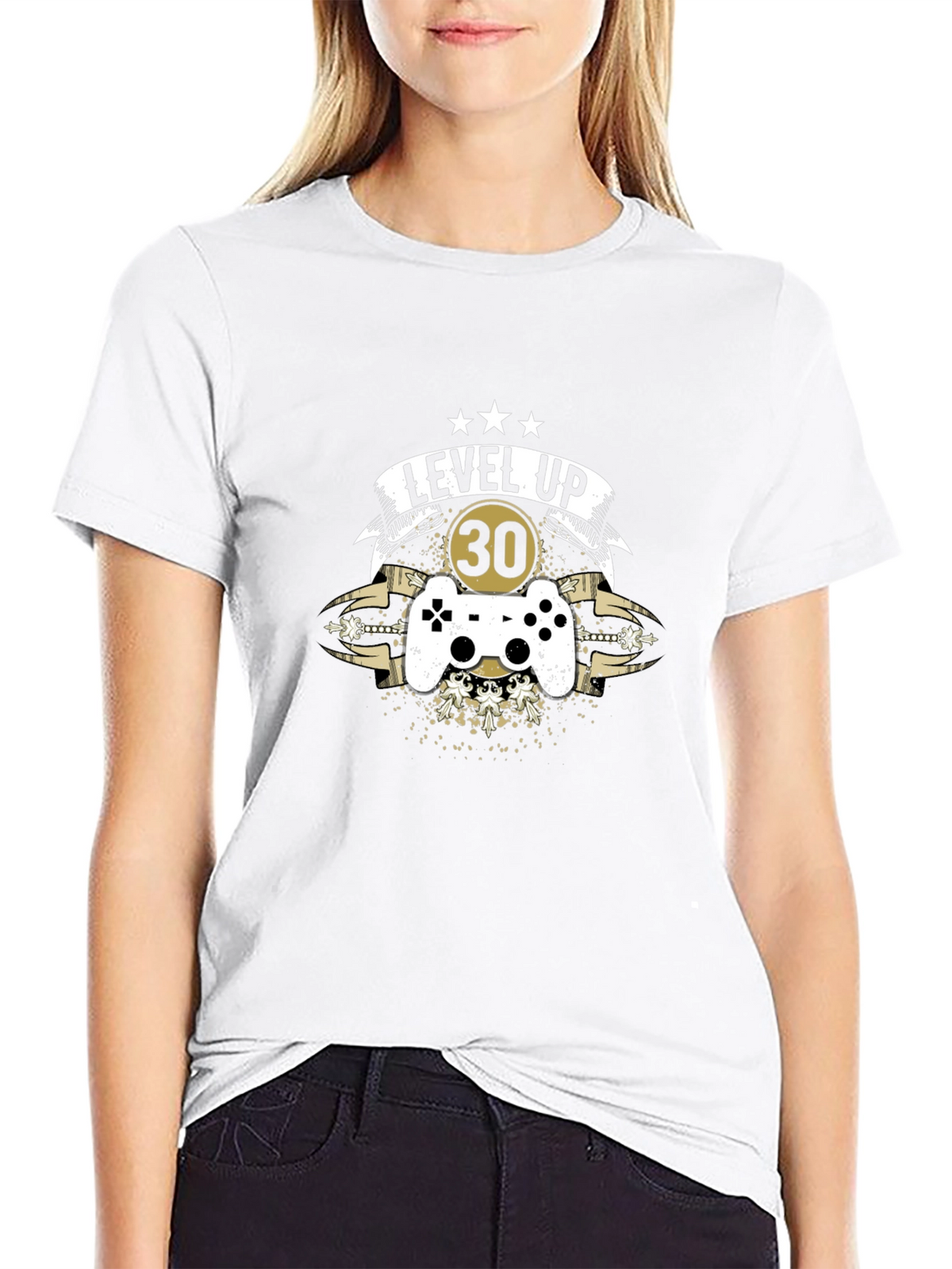 Level Up 30 Gamer T-Shirt - Birthday Gift