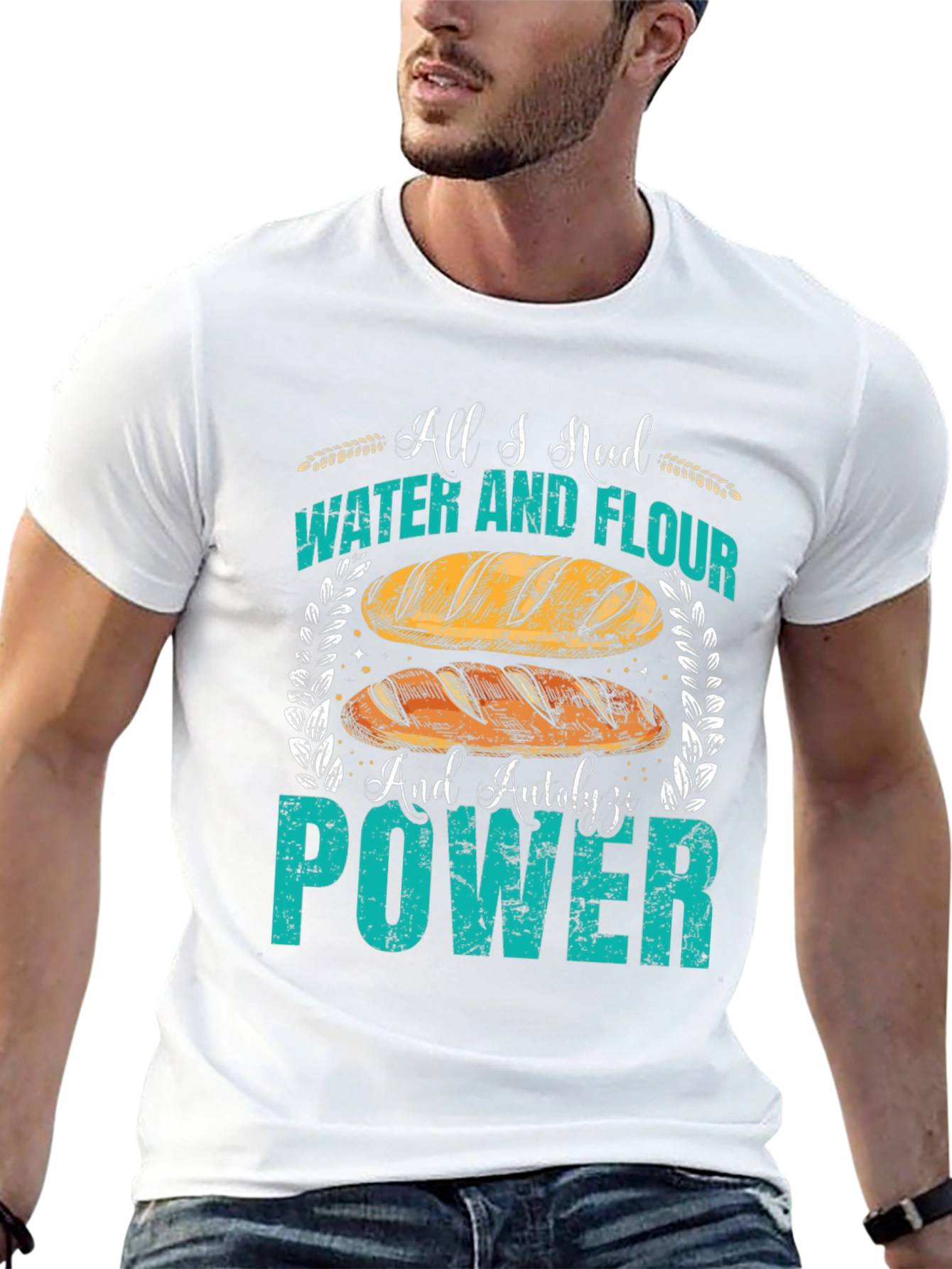 Baking T-Shirt - Water Flour & Autolyze Power