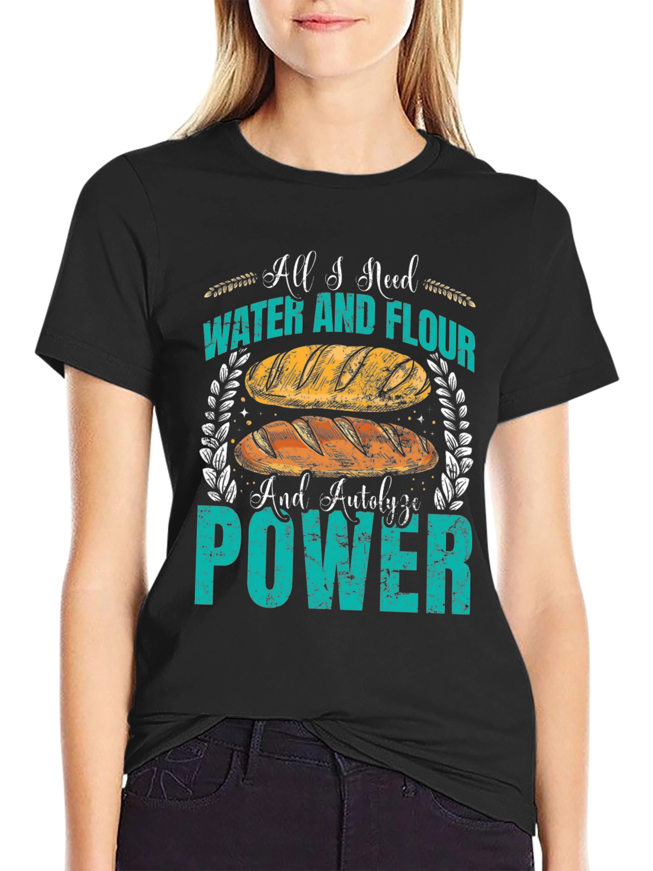 Baking T-Shirt - Water Flour & Autolyze Power