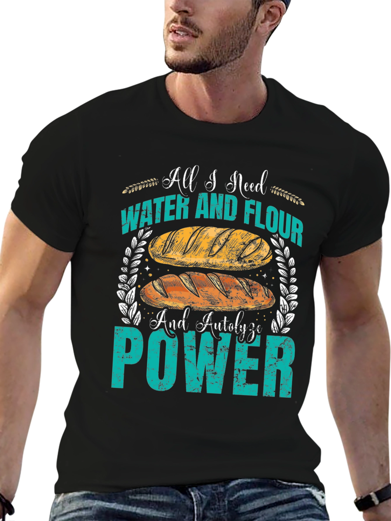 Baking T-Shirt - Water Flour & Autolyze Power