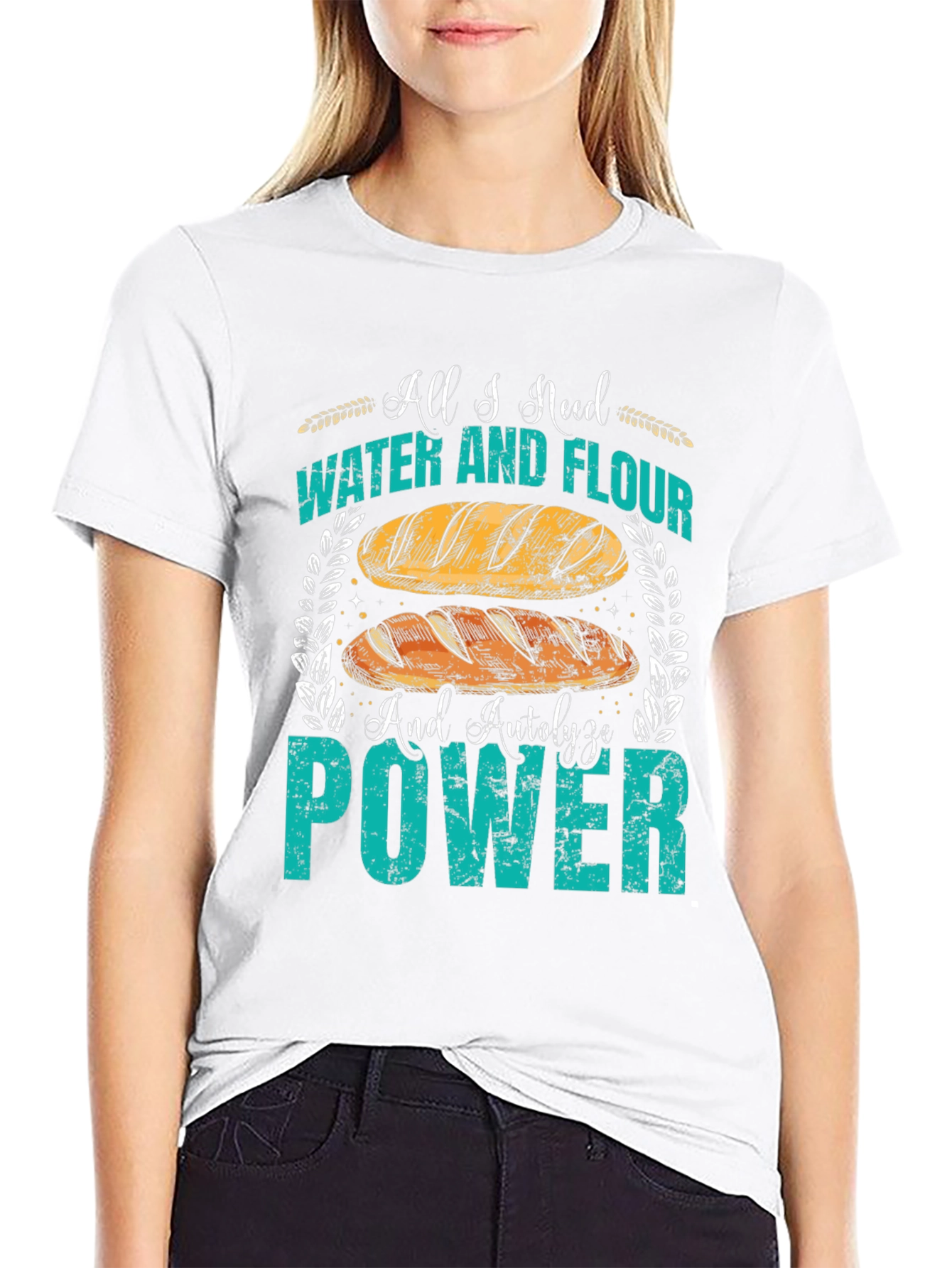 Baking T-Shirt - Water Flour & Autolyze Power