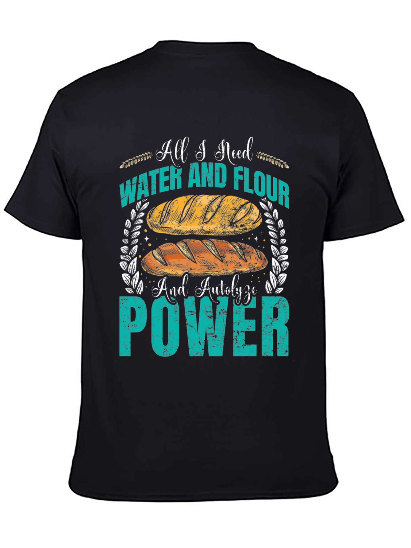 Baking T-Shirt - Water Flour & Autolyze Power