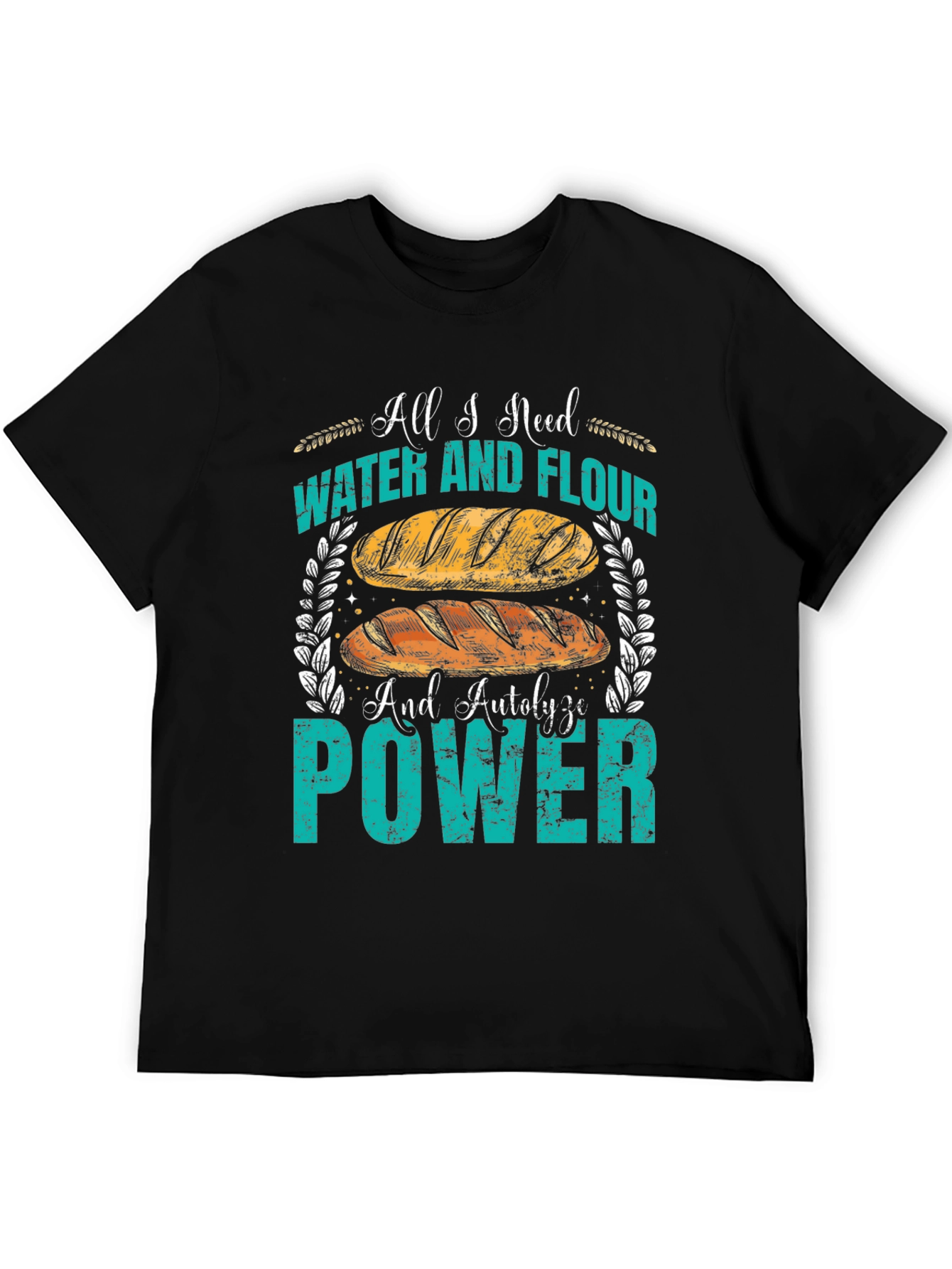 Baking T-Shirt - Water Flour & Autolyze Power