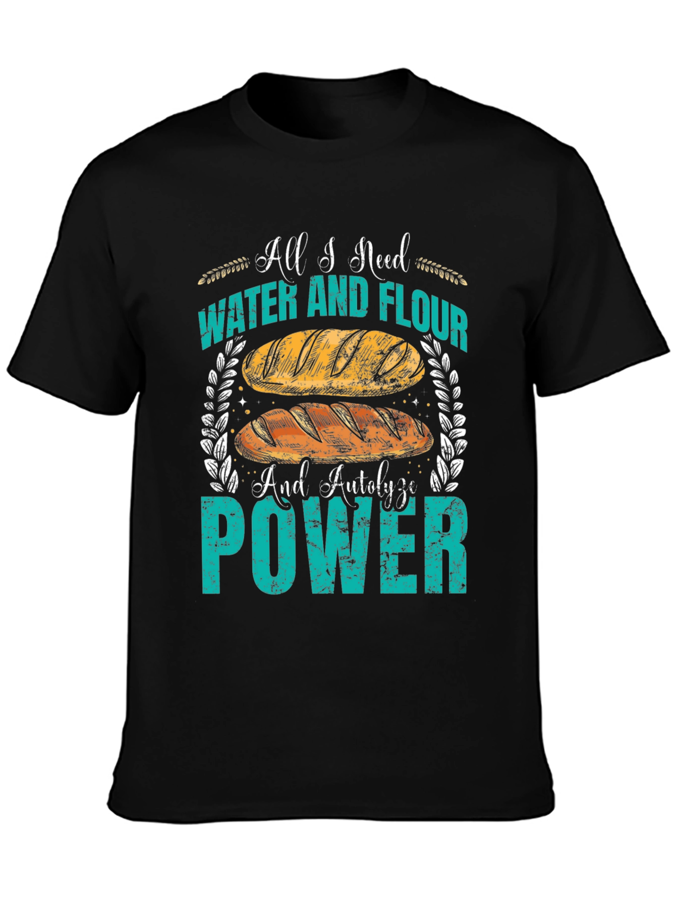 Baking T-Shirt - Water Flour & Autolyze Power