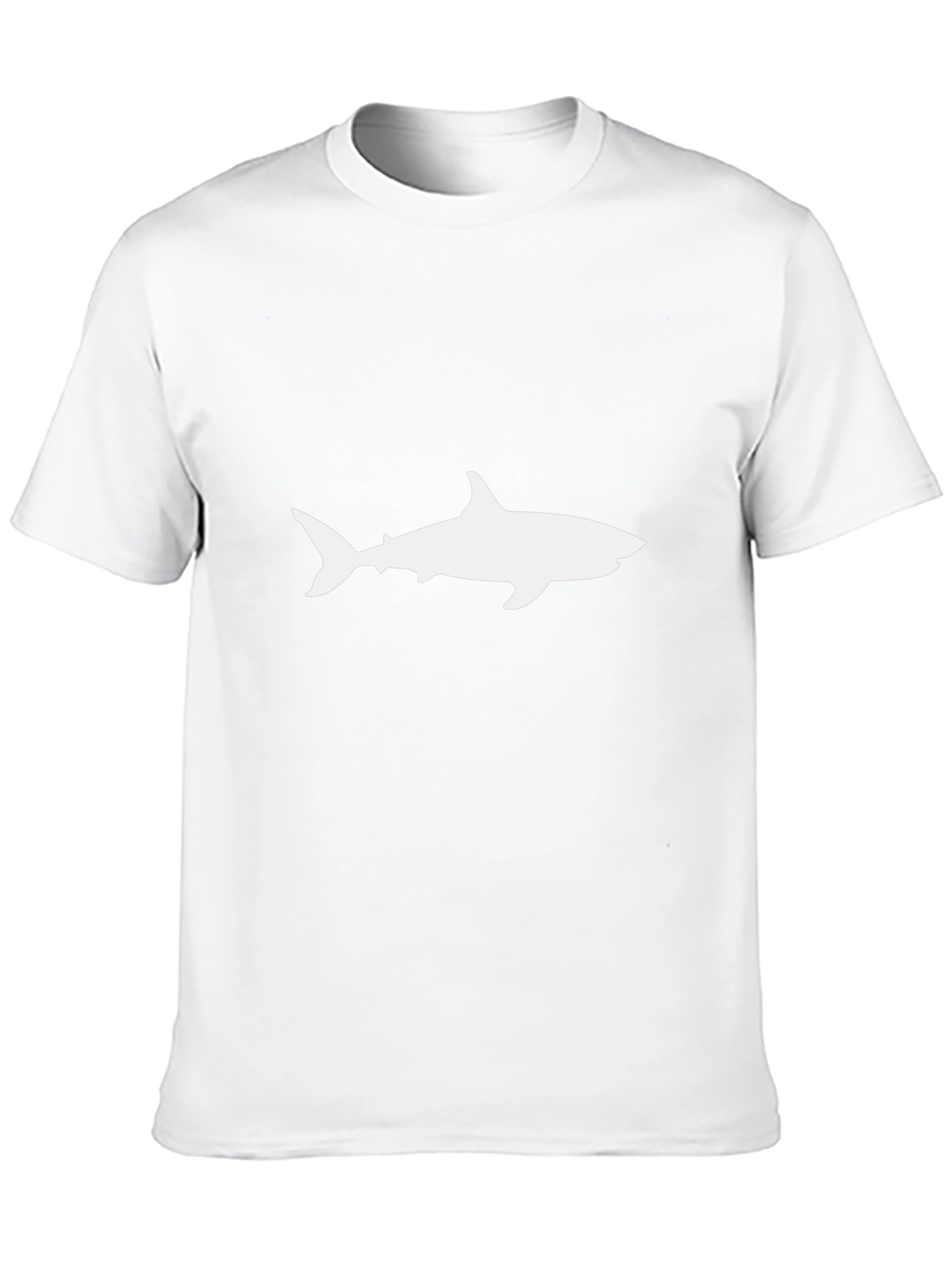 Shark Silhouette T-Shirt - Black