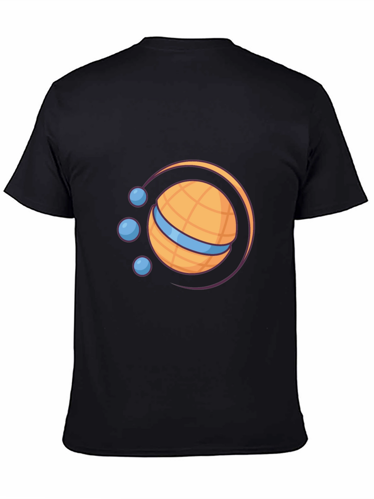 Orb Planet T-Shirt - Black