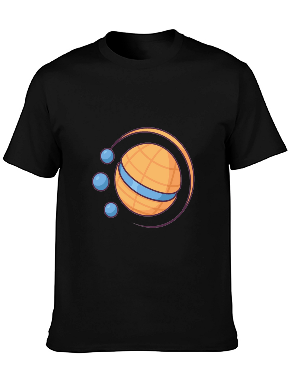 Orb Planet T-Shirt - Black