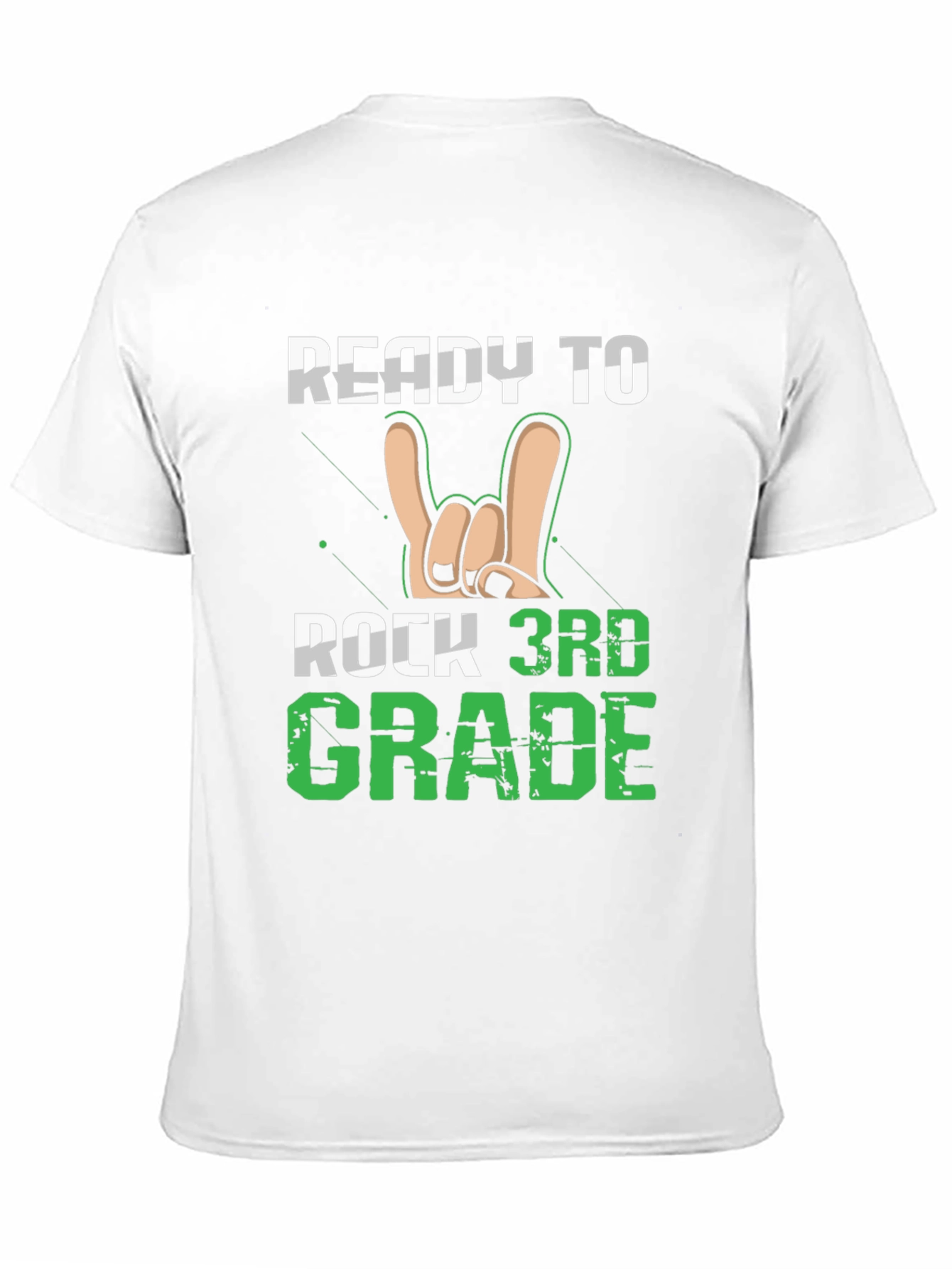 Ready to Rock 3rd Grade Black T-Shirt