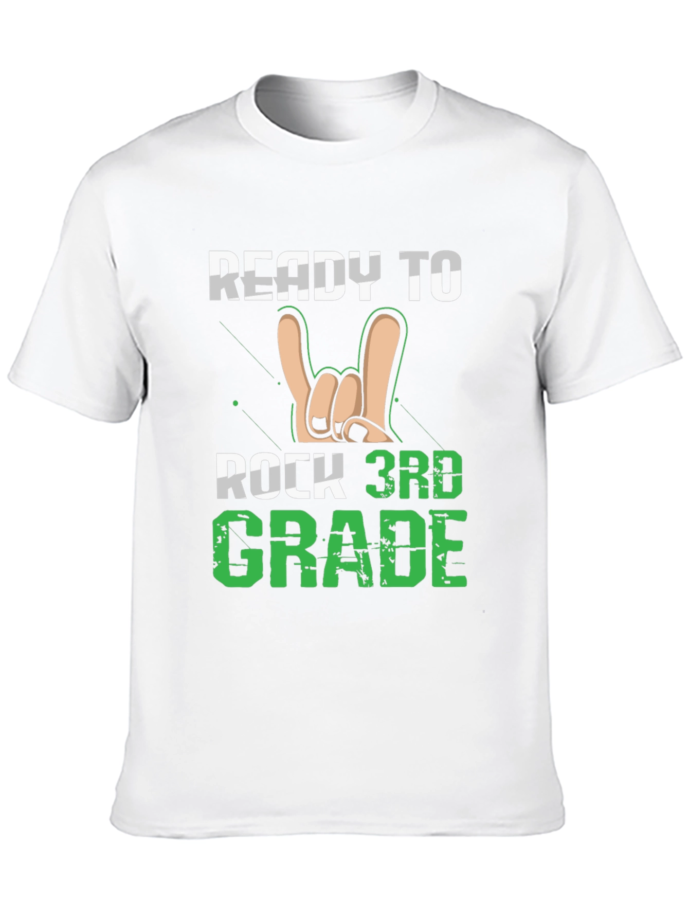 Ready to Rock 3rd Grade Black T-Shirt
