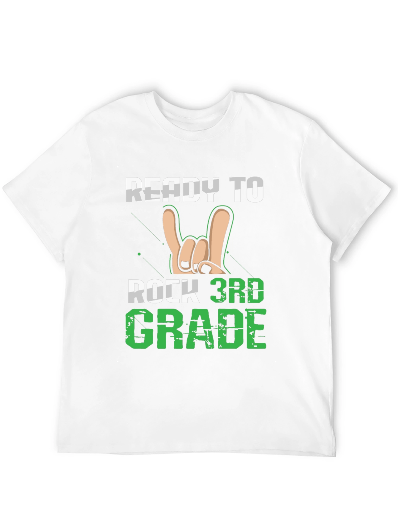 Ready to Rock 3rd Grade Black T-Shirt