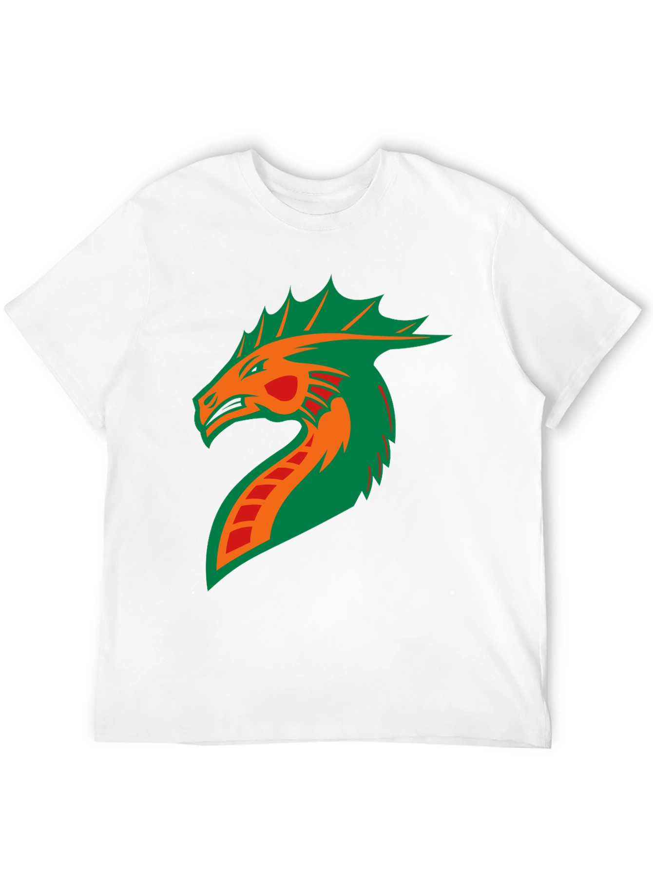 Dragon Graphic Print Black T-Shirt