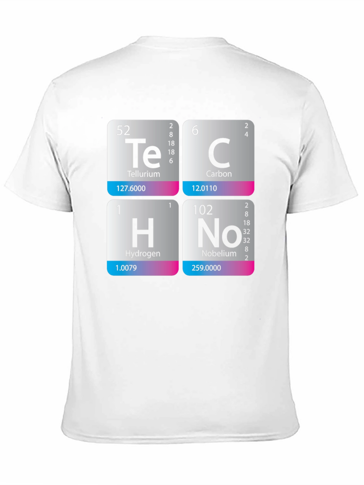 Periodic Table Techno T-Shirt - Science Music Tee