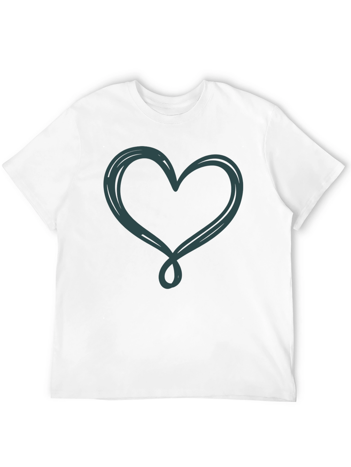 Heart Scribble Graphic Tee
