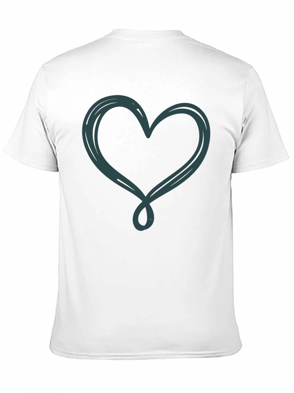 Heart Scribble Graphic Tee