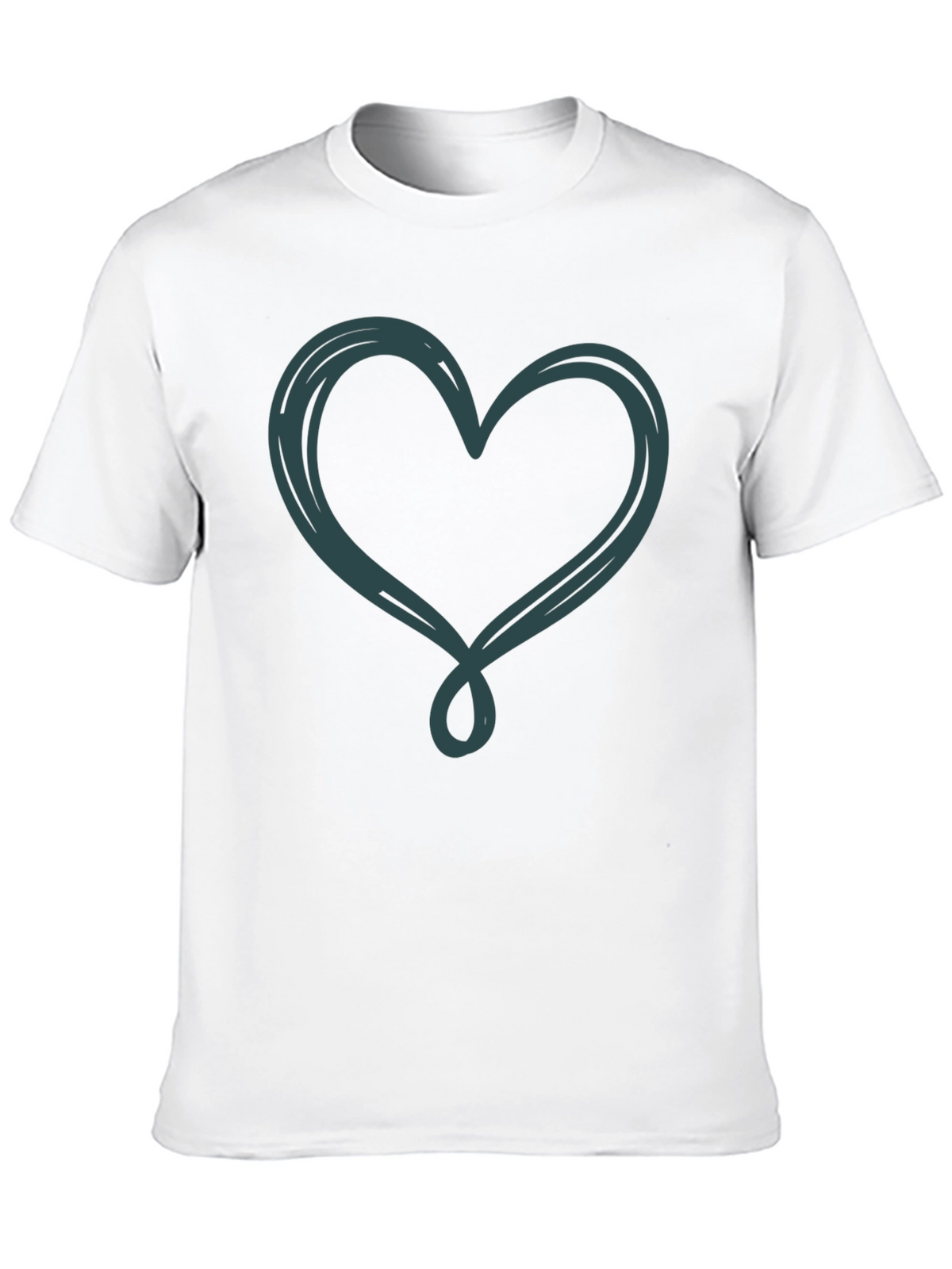 Heart Scribble Graphic Tee