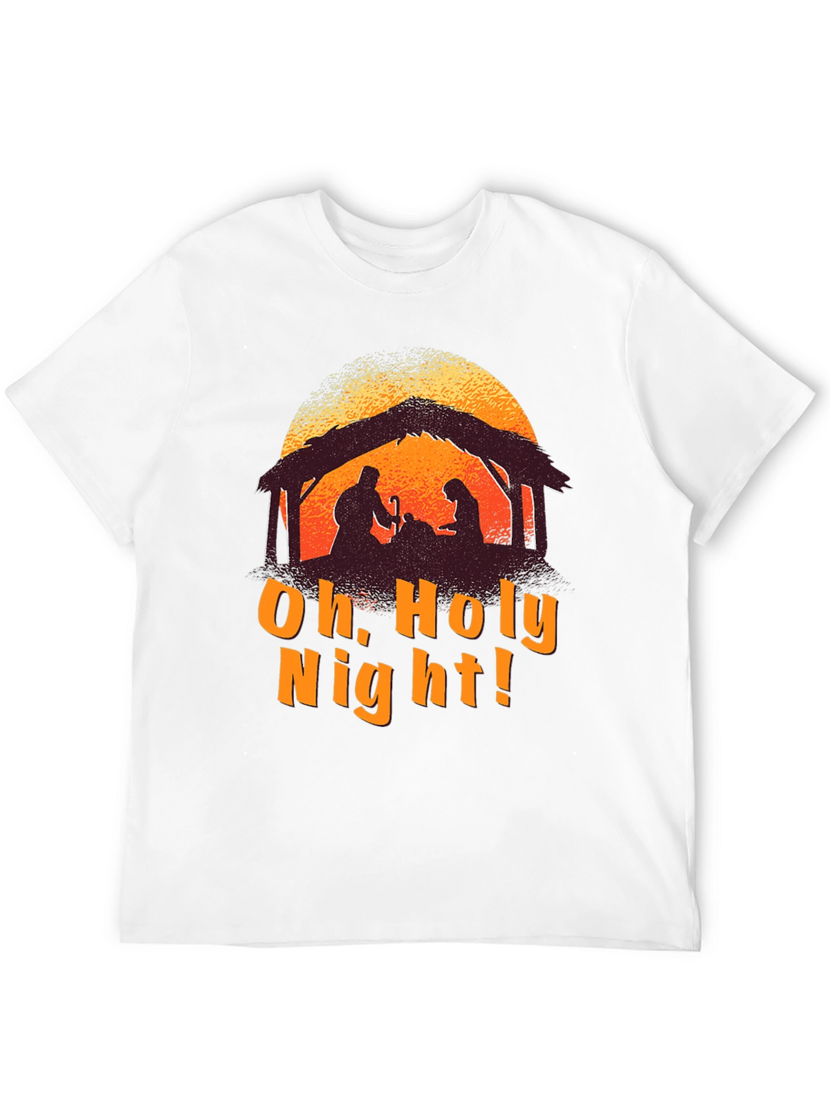 Oh Holy Night Nativity Silhouette T-Shirt