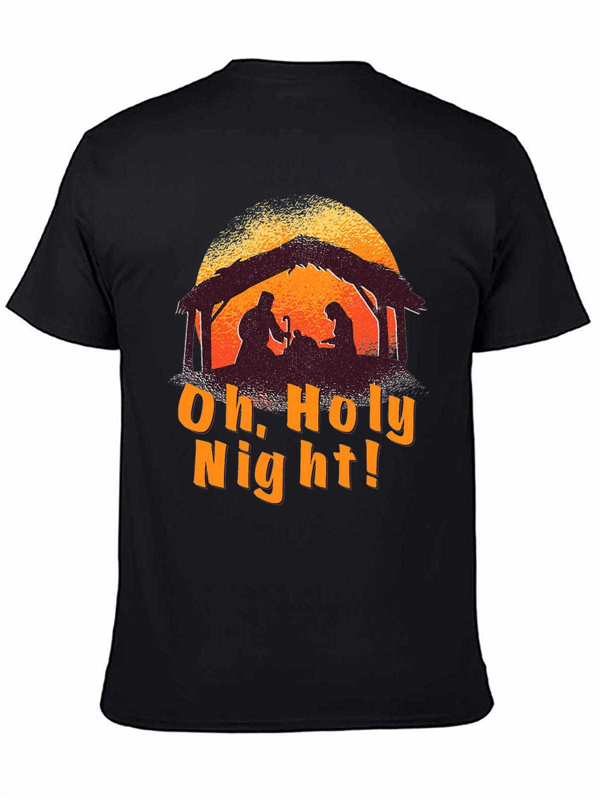 Oh Holy Night Nativity Silhouette T-Shirt