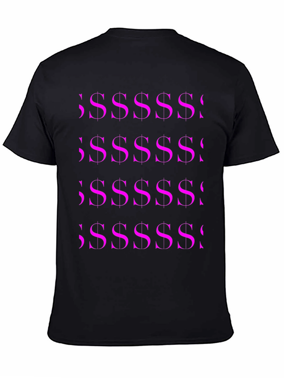 Money T-Shirt Black Dollar Sign Print