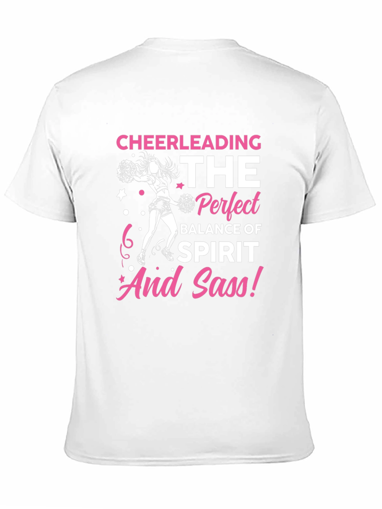 Cheerleading Spirit and Sass Graphic T-Shirt