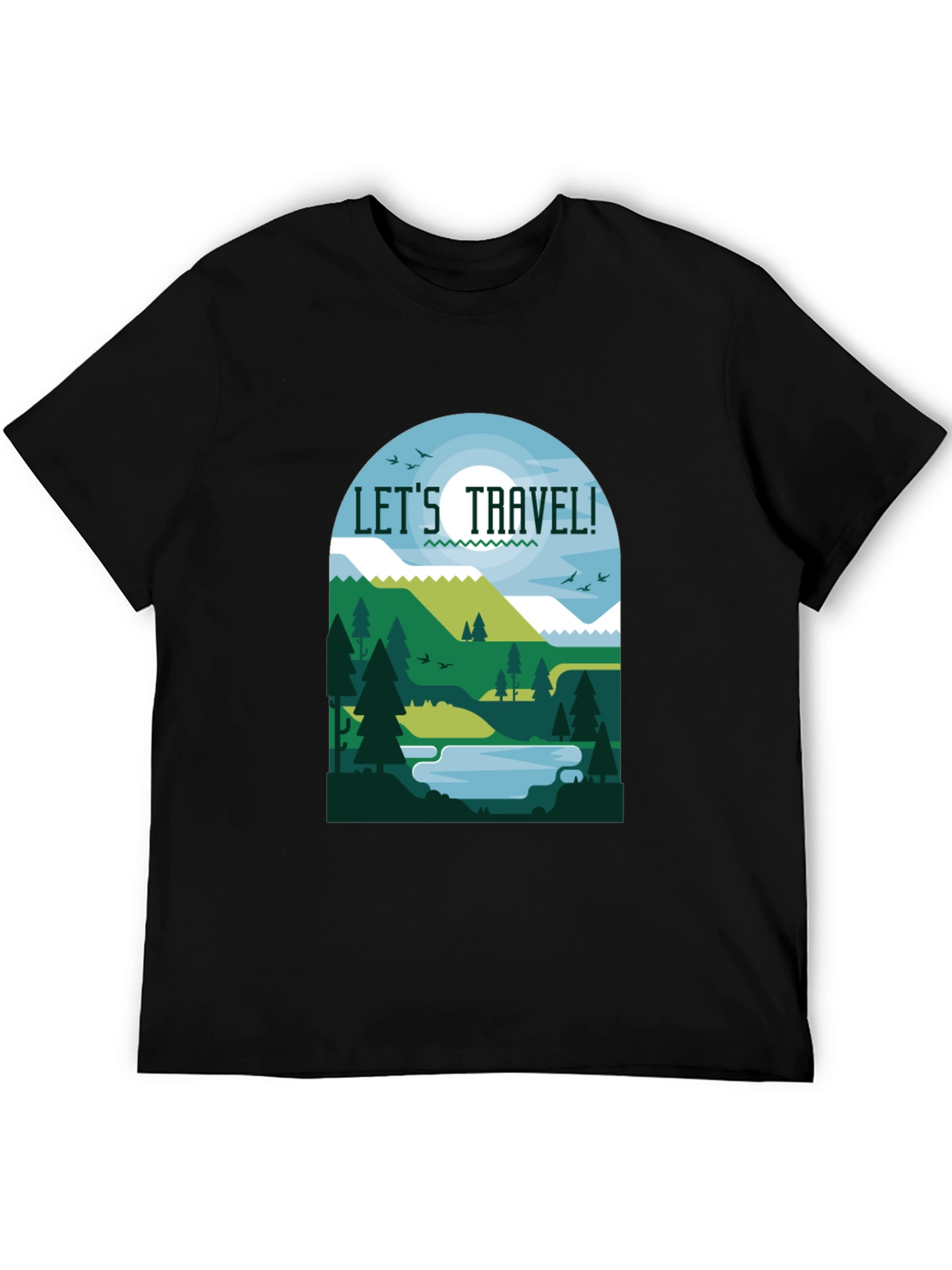 Lets Travel T-Shirt - Adventure Awaits!