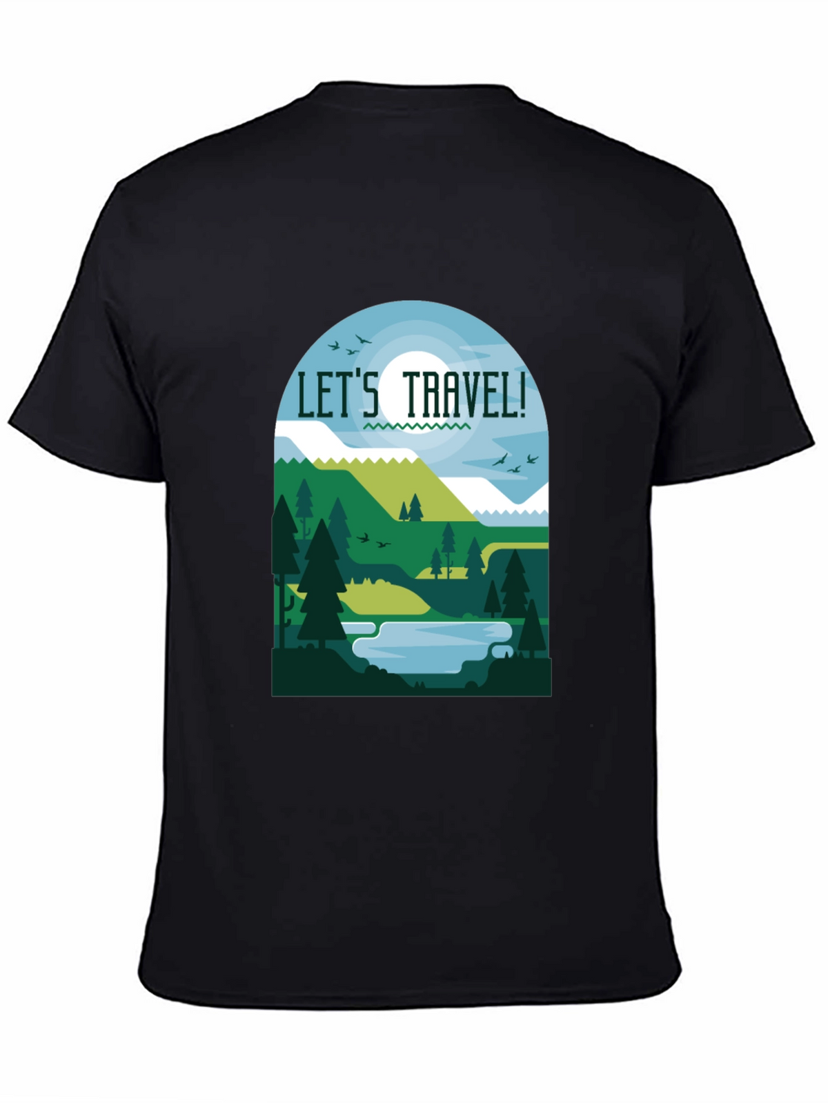 Lets Travel T-Shirt - Adventure Awaits!
