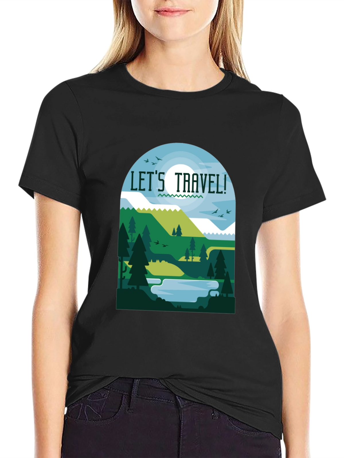 Lets Travel T-Shirt - Adventure Awaits!