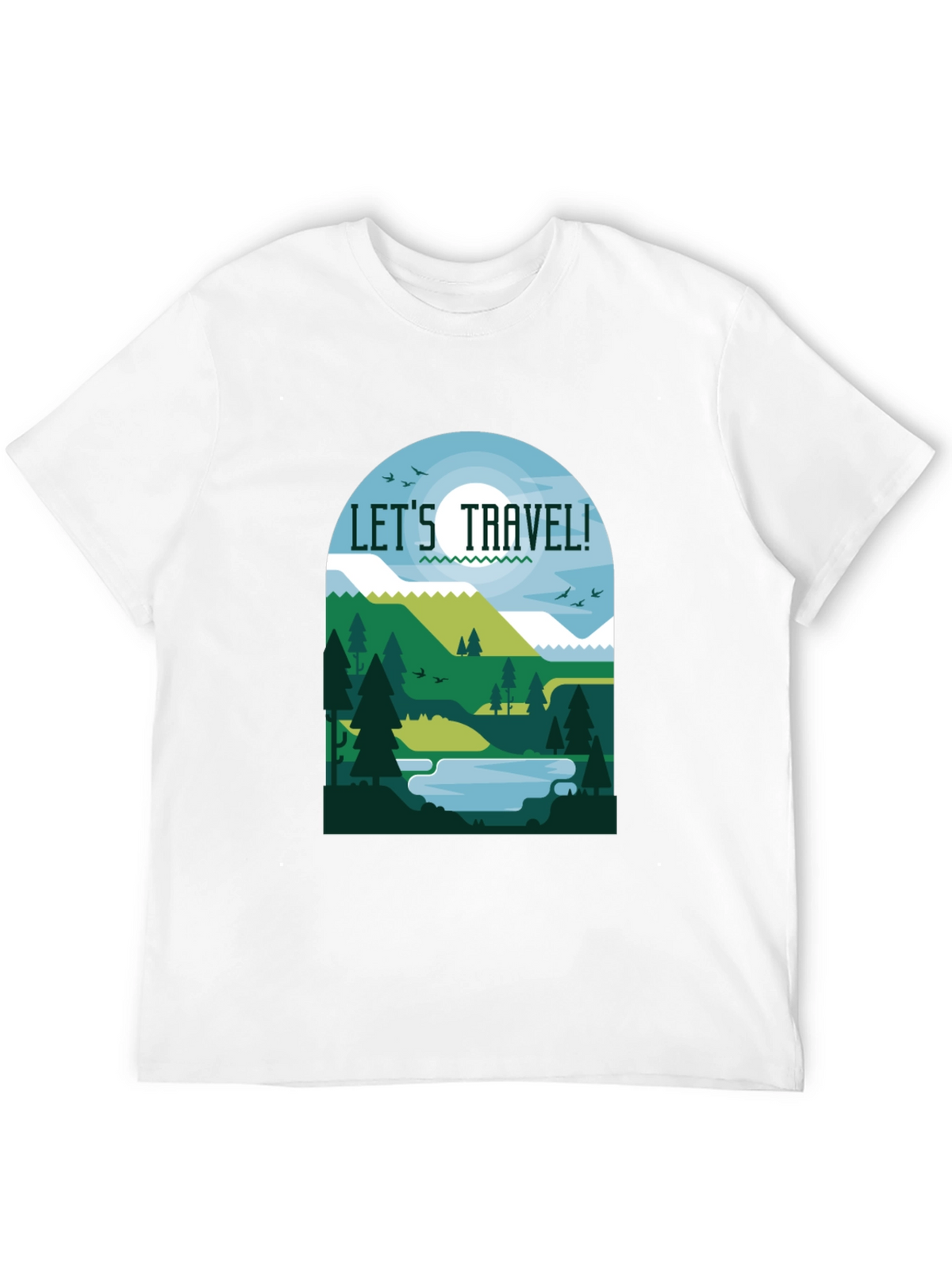 Lets Travel T-Shirt - Adventure Awaits!