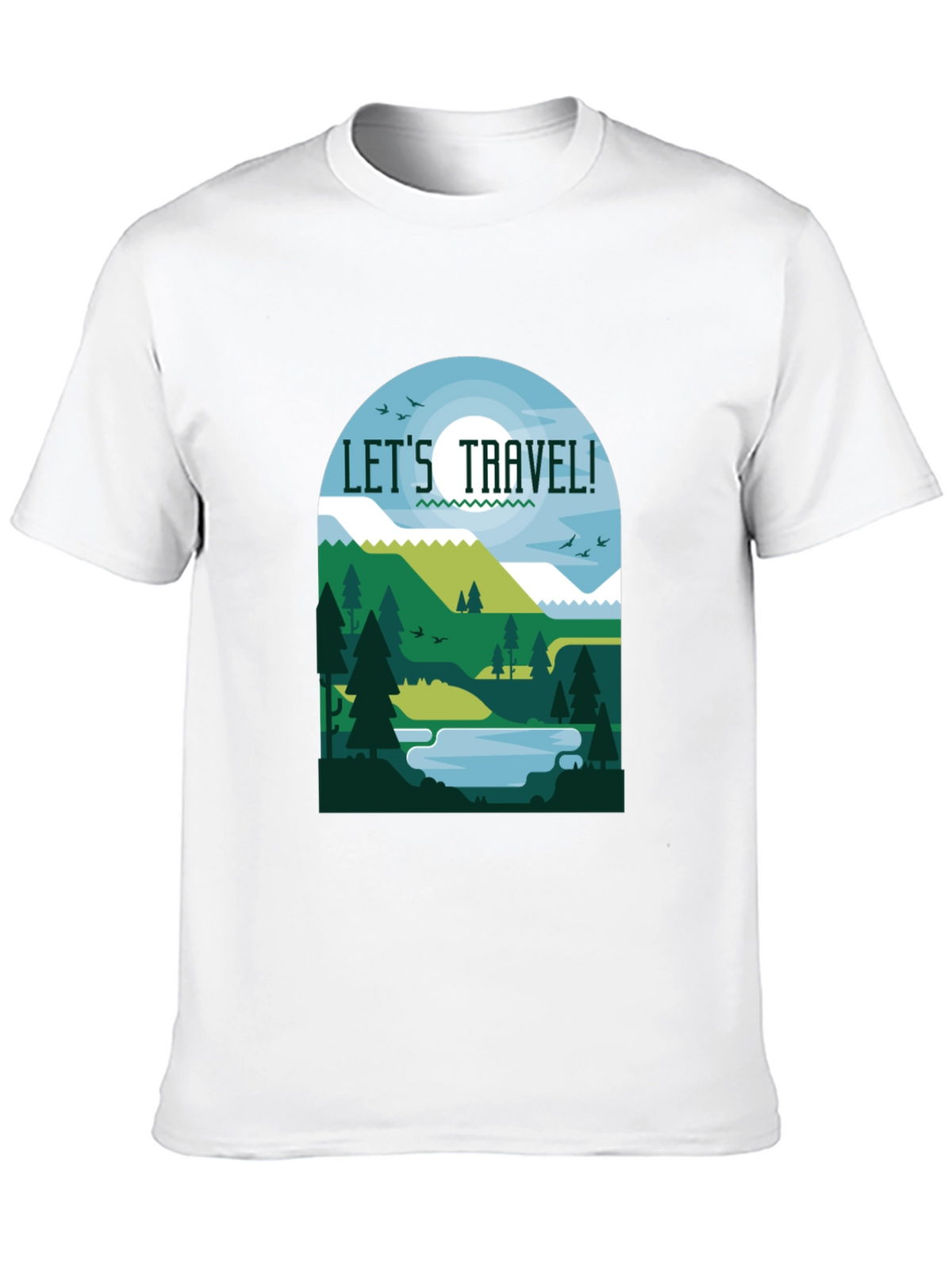 Lets Travel T-Shirt - Adventure Awaits!