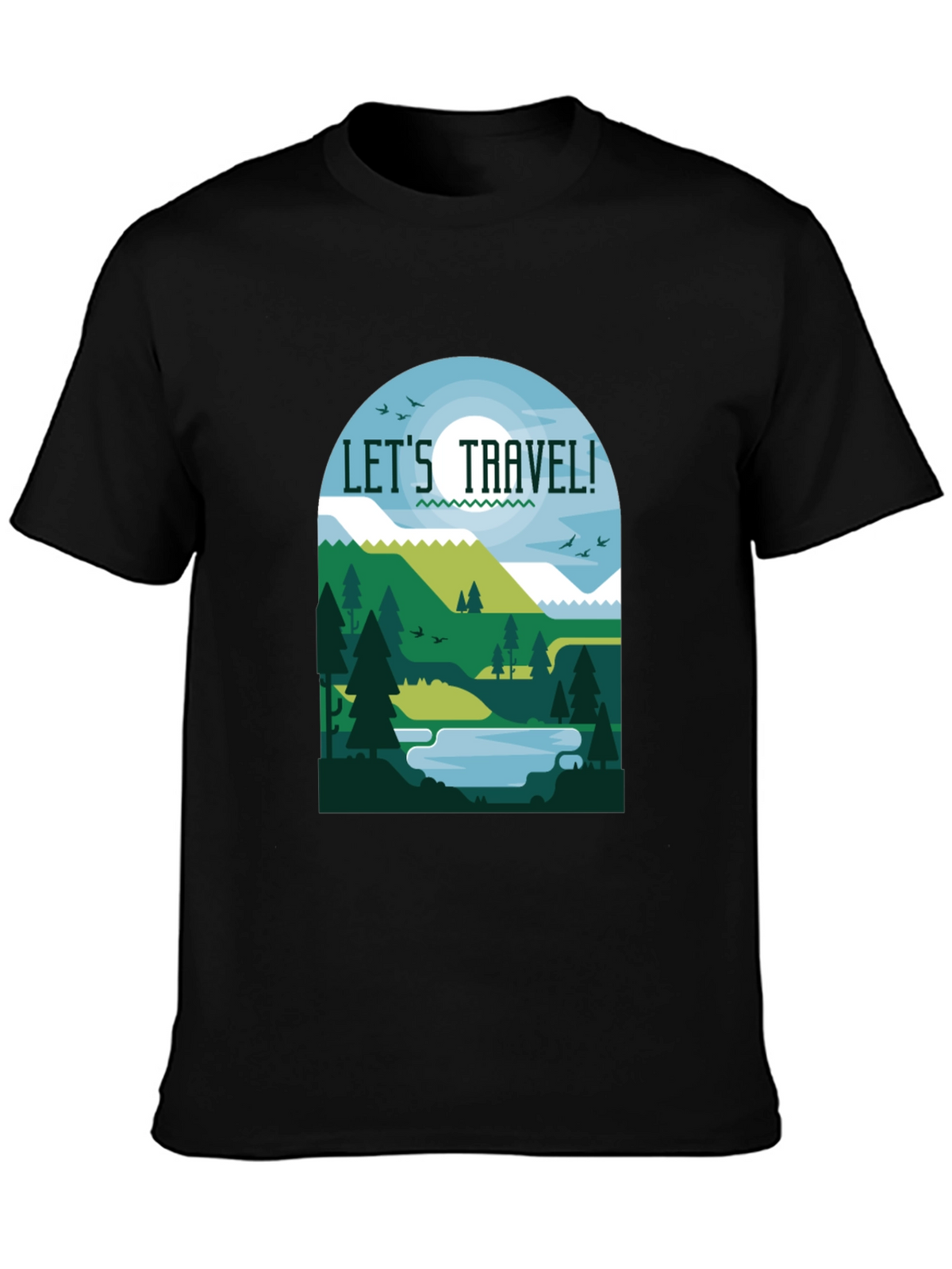 Lets Travel T-Shirt - Adventure Awaits!