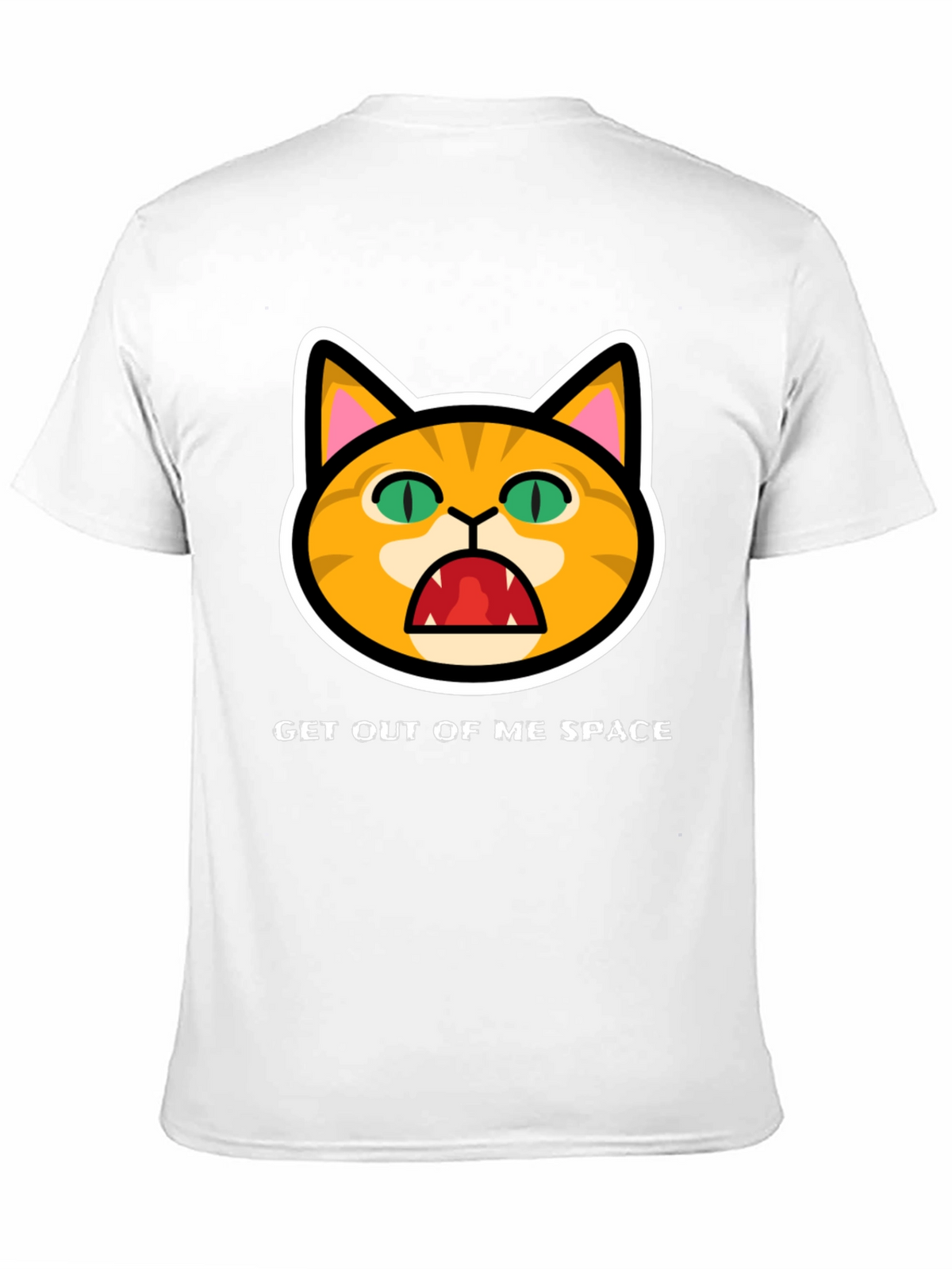 Get Out Of Me Space Angry Cat T-Shirt