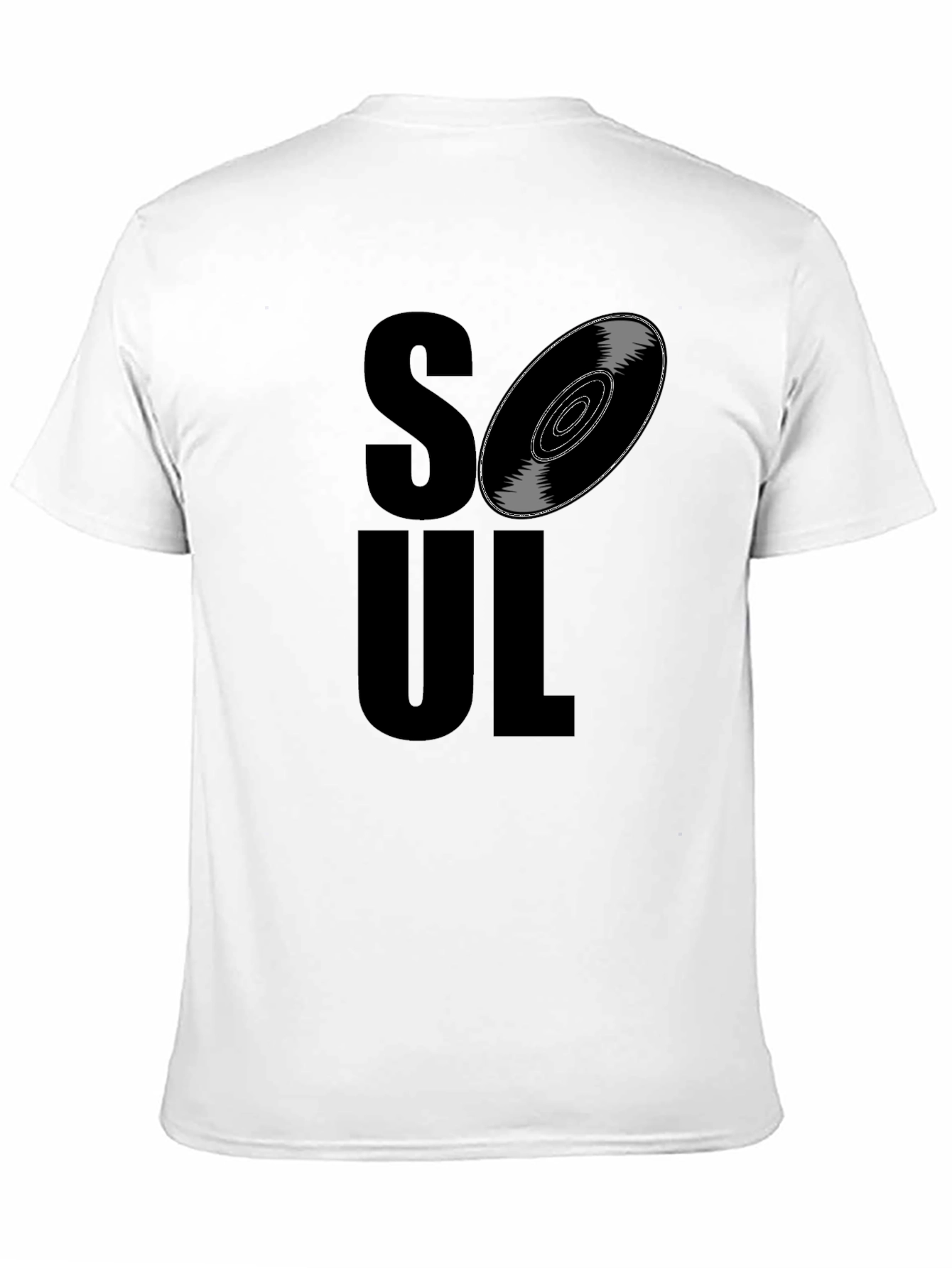 Soul Music Graphic Tee - Black Cotton T-Shirt