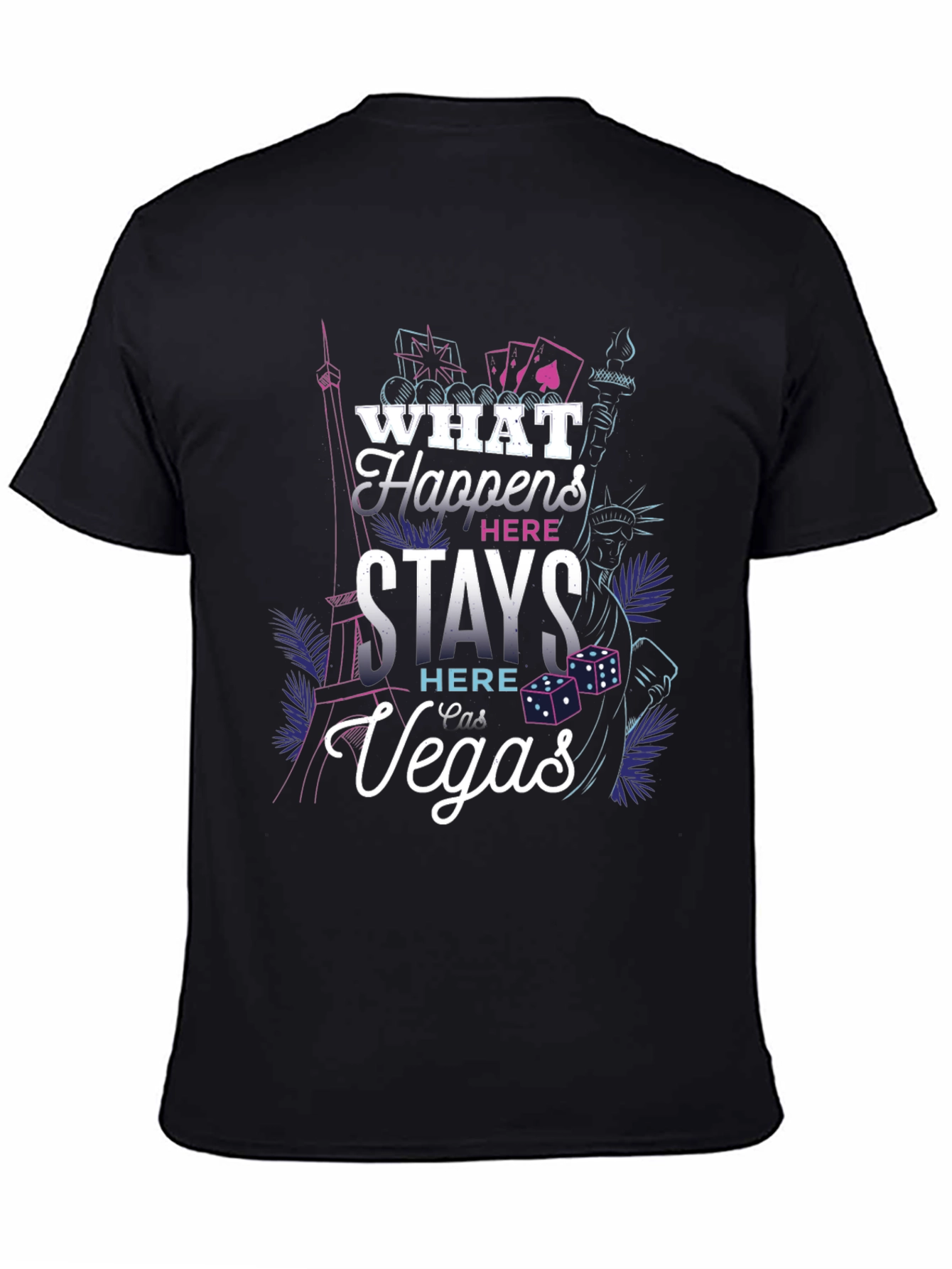 What Happens In Vegas Graphic T-Shirt