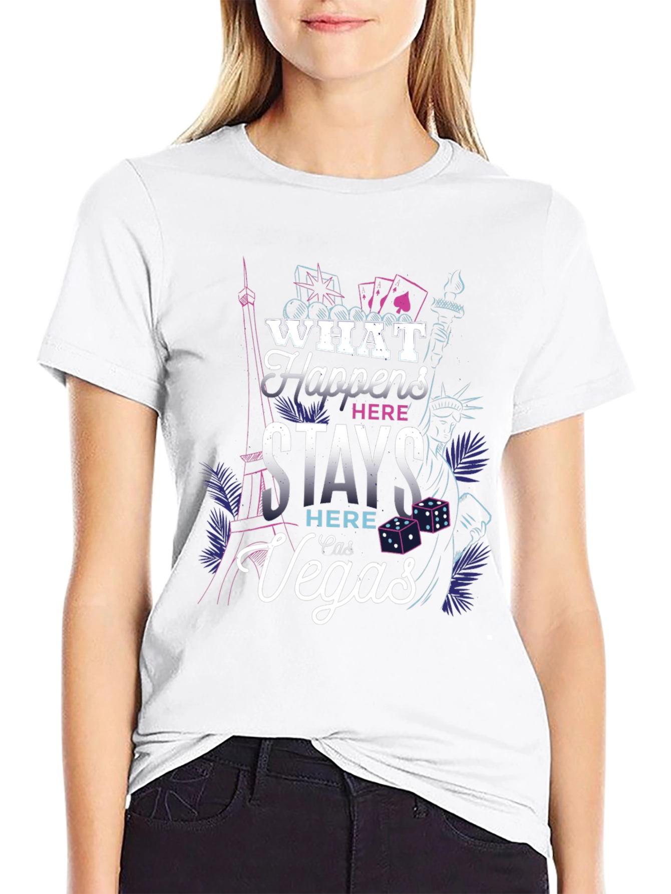 What Happens In Vegas Graphic T-Shirt