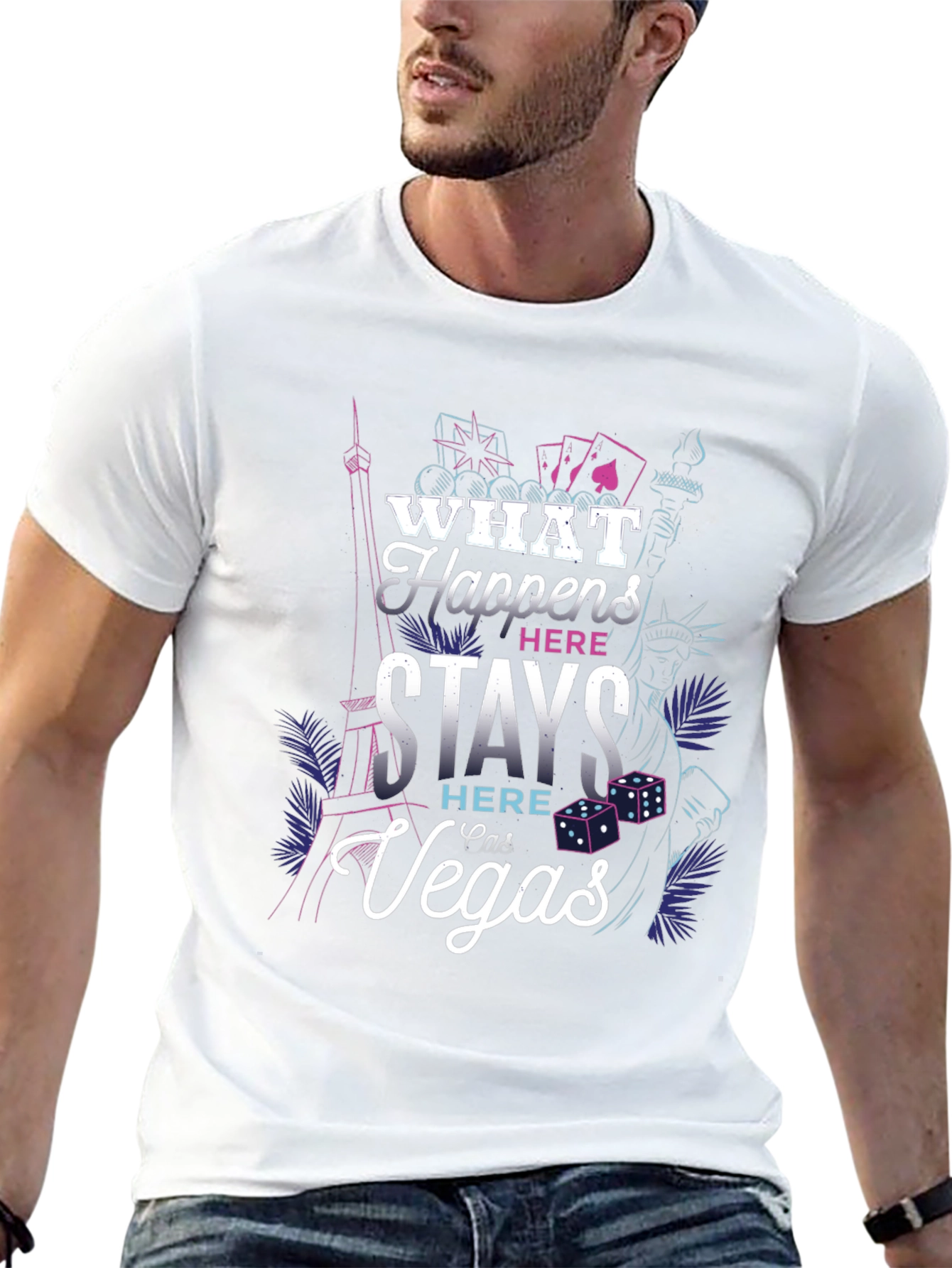 What Happens In Vegas Graphic T-Shirt