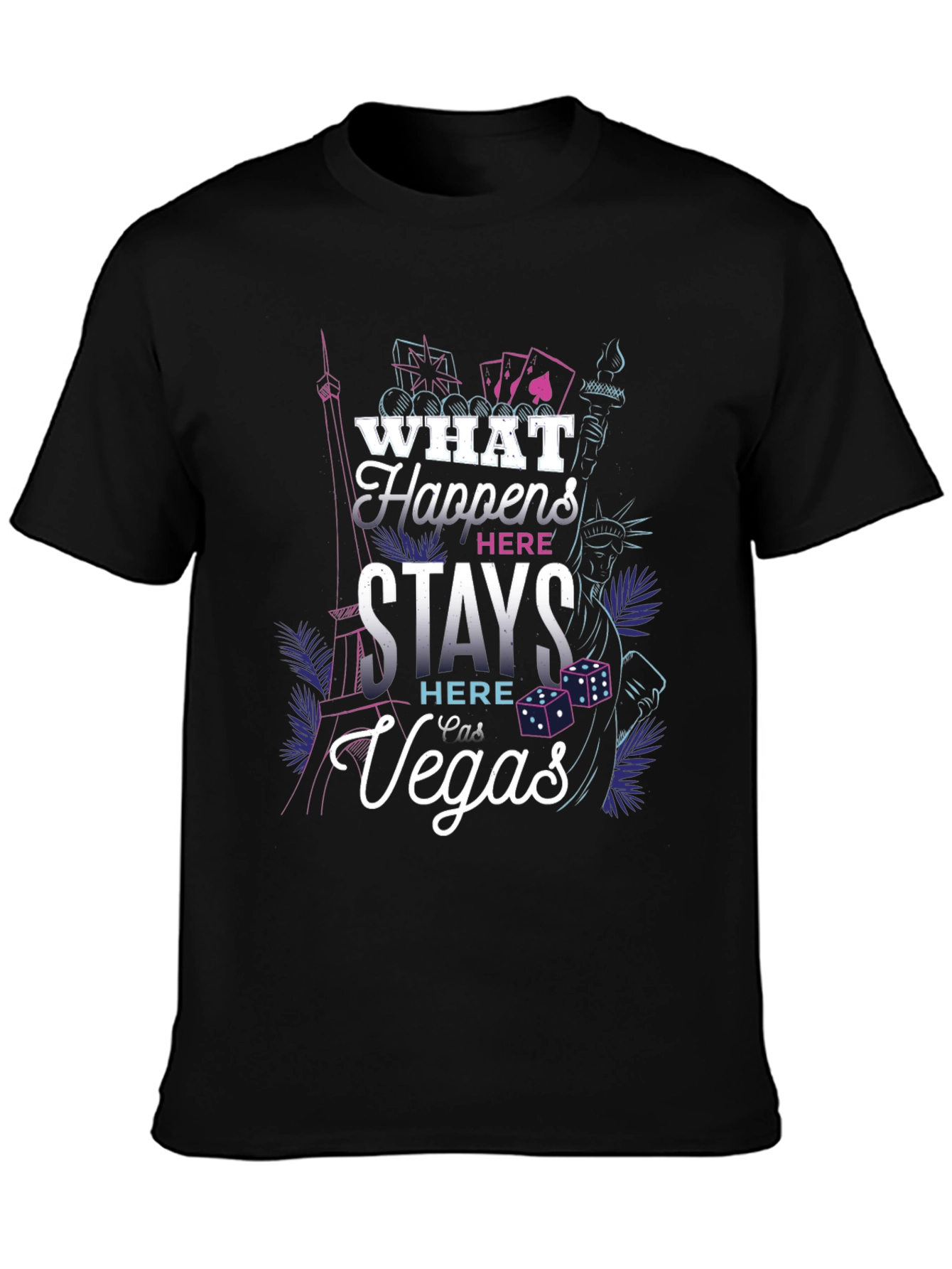 What Happens In Vegas Graphic T-Shirt