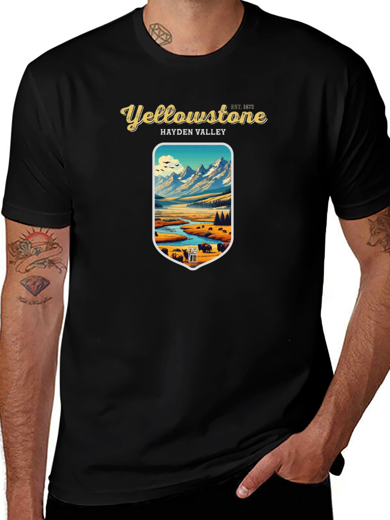 Yellowstone Hayden Valley Graphic Tee