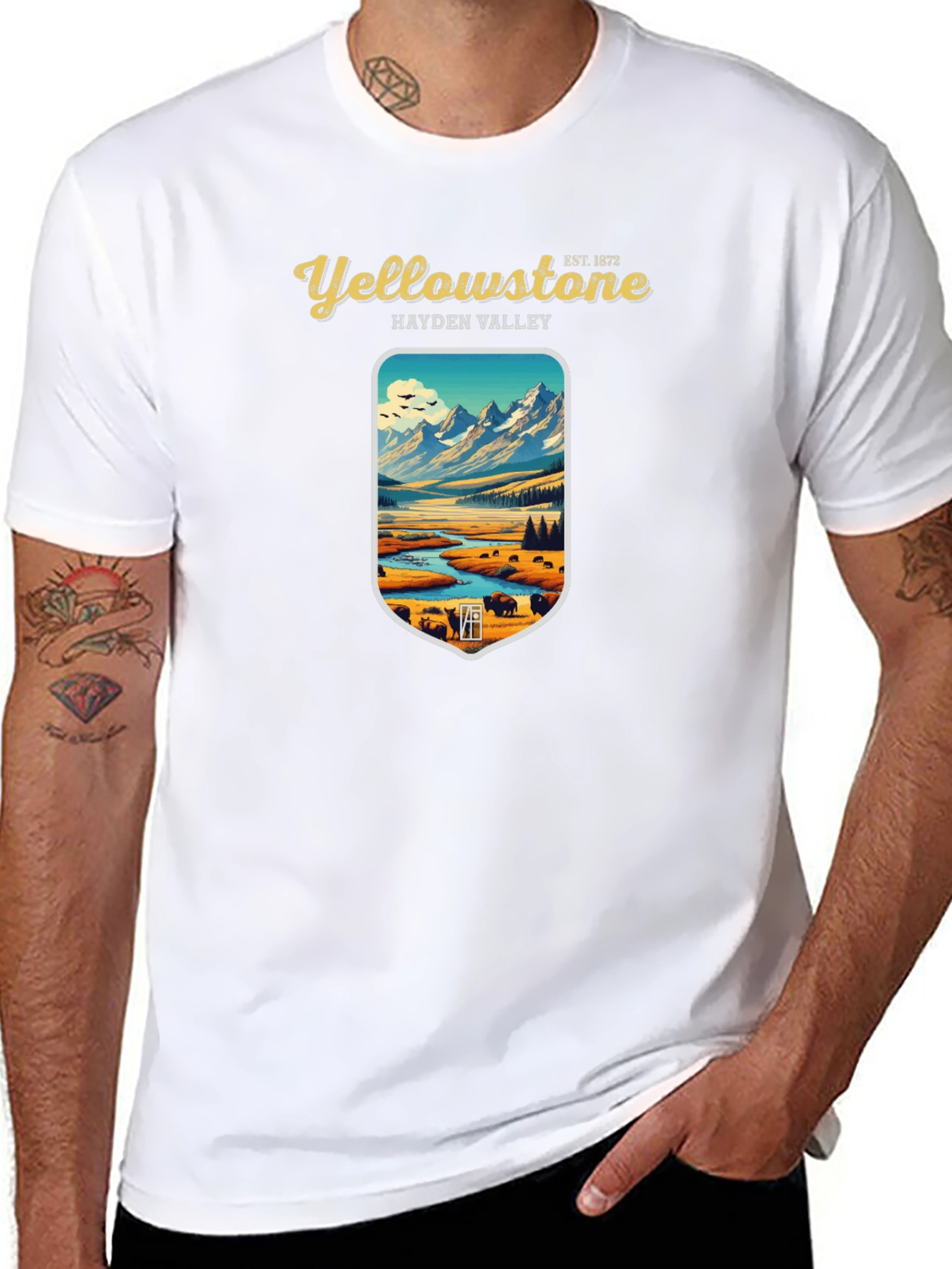 Yellowstone Hayden Valley Graphic Tee