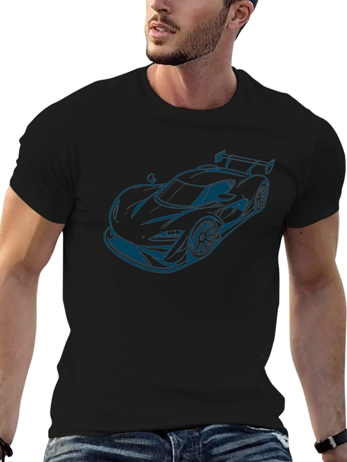 Sleek Automotive Tee - Car Enthusiast Apparel