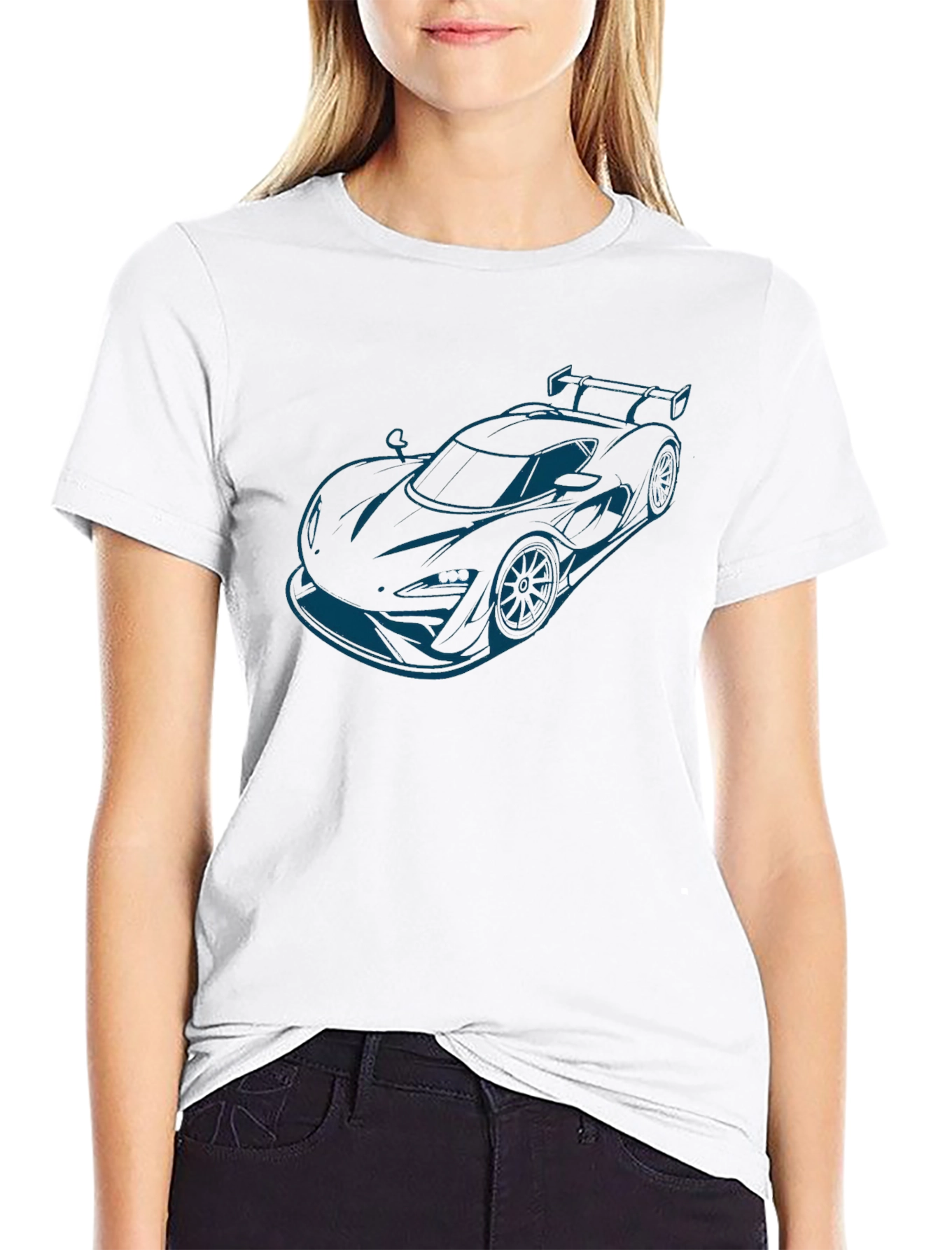 Sleek Automotive Tee - Car Enthusiast Apparel
