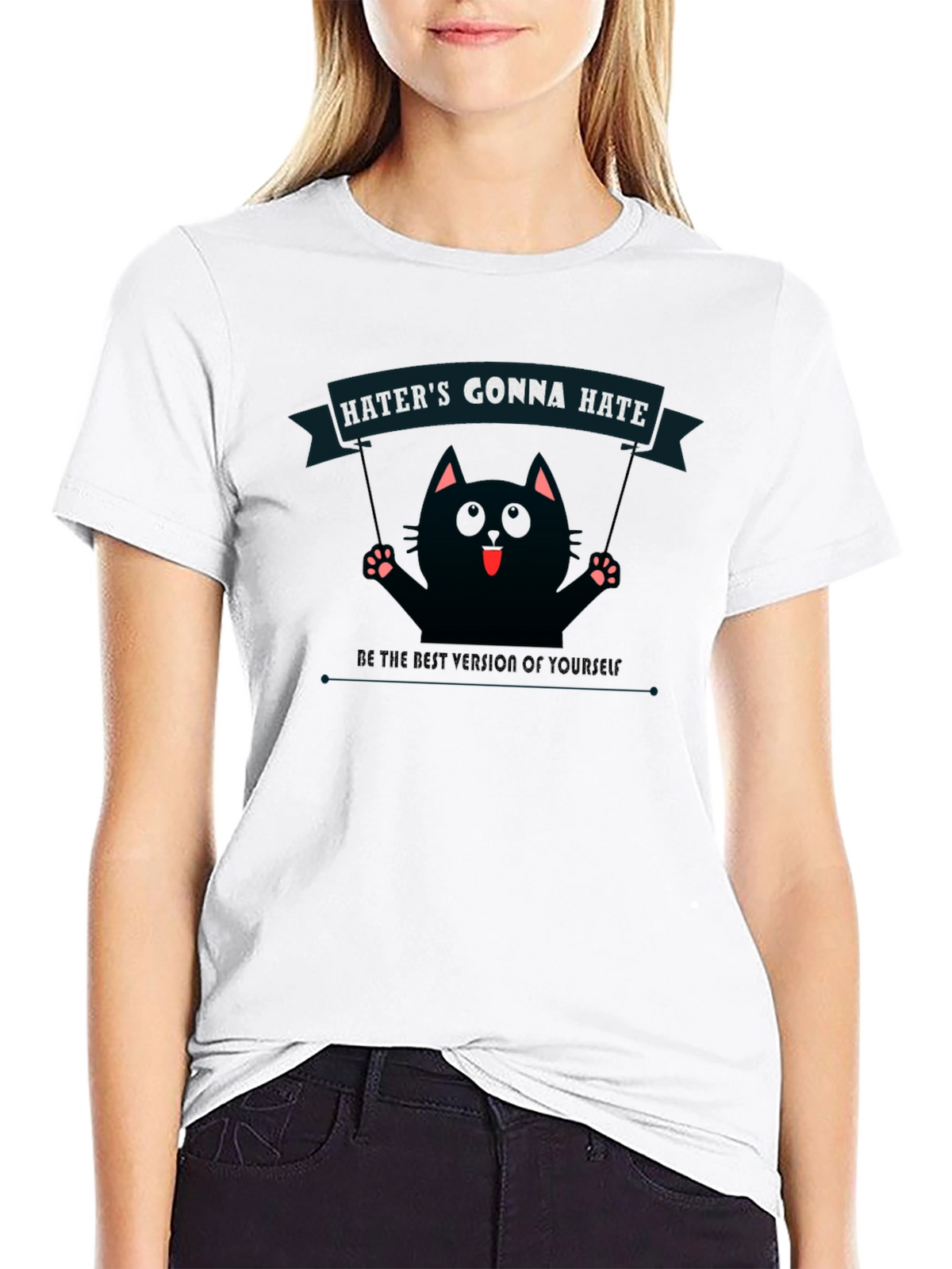 Haters Gonna Hate Cat T-Shirt