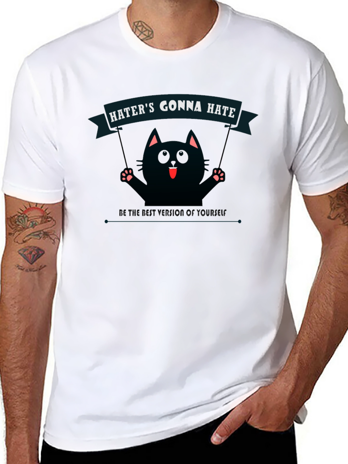 Haters Gonna Hate Cat T-Shirt